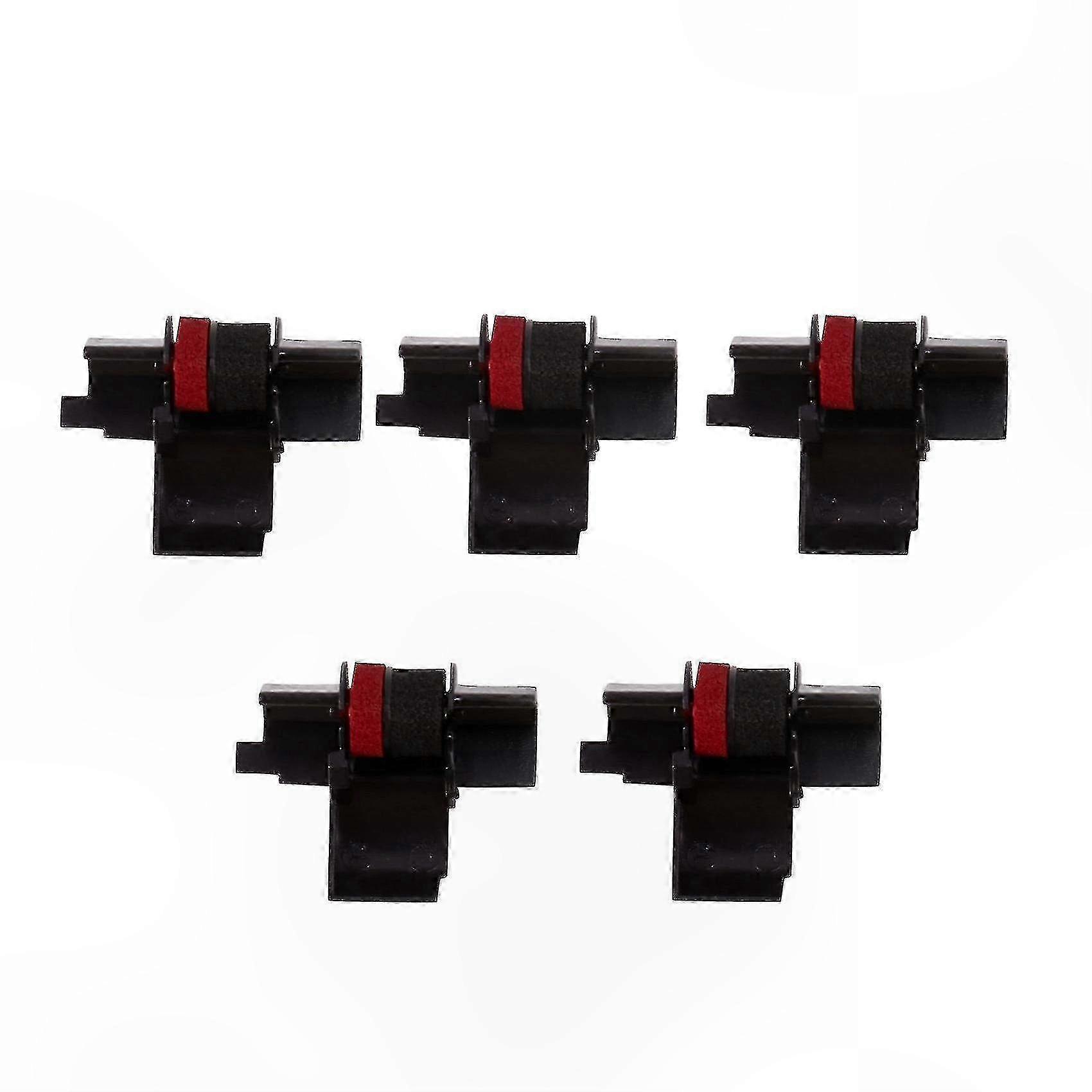 5-Pack Calculator Printer Ribbons in Black & Red for IR-40T Models - Reliable and Long-Lasting for Consistent Print Quality