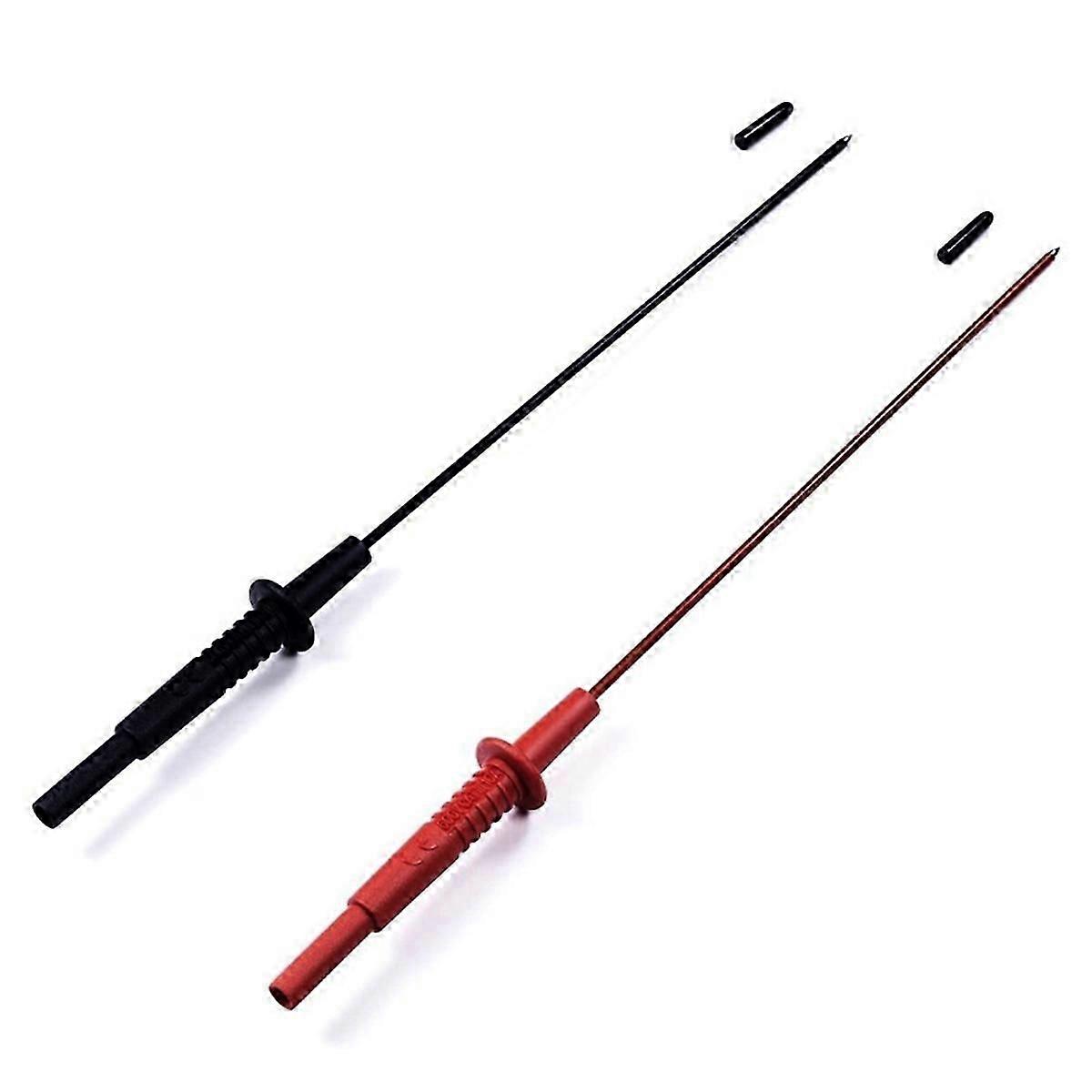 600V10A Multimeter Test Leads Cable Back Probe Tip 4mm Interface Length 24 Centimeters