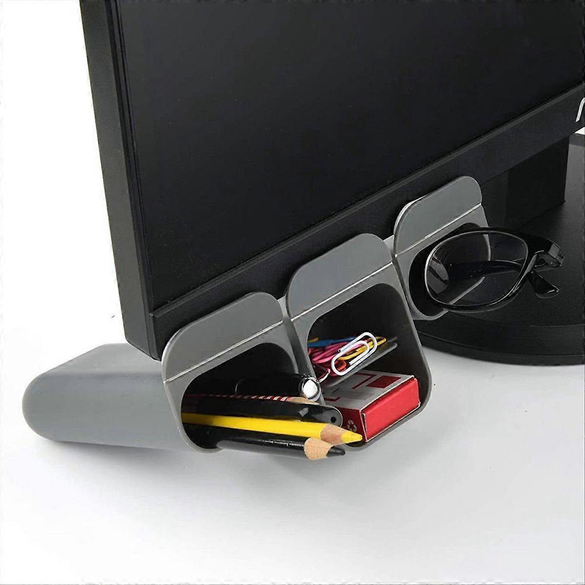 Pasteable Pc Screen Pen Holder Desktop Storage Boxes