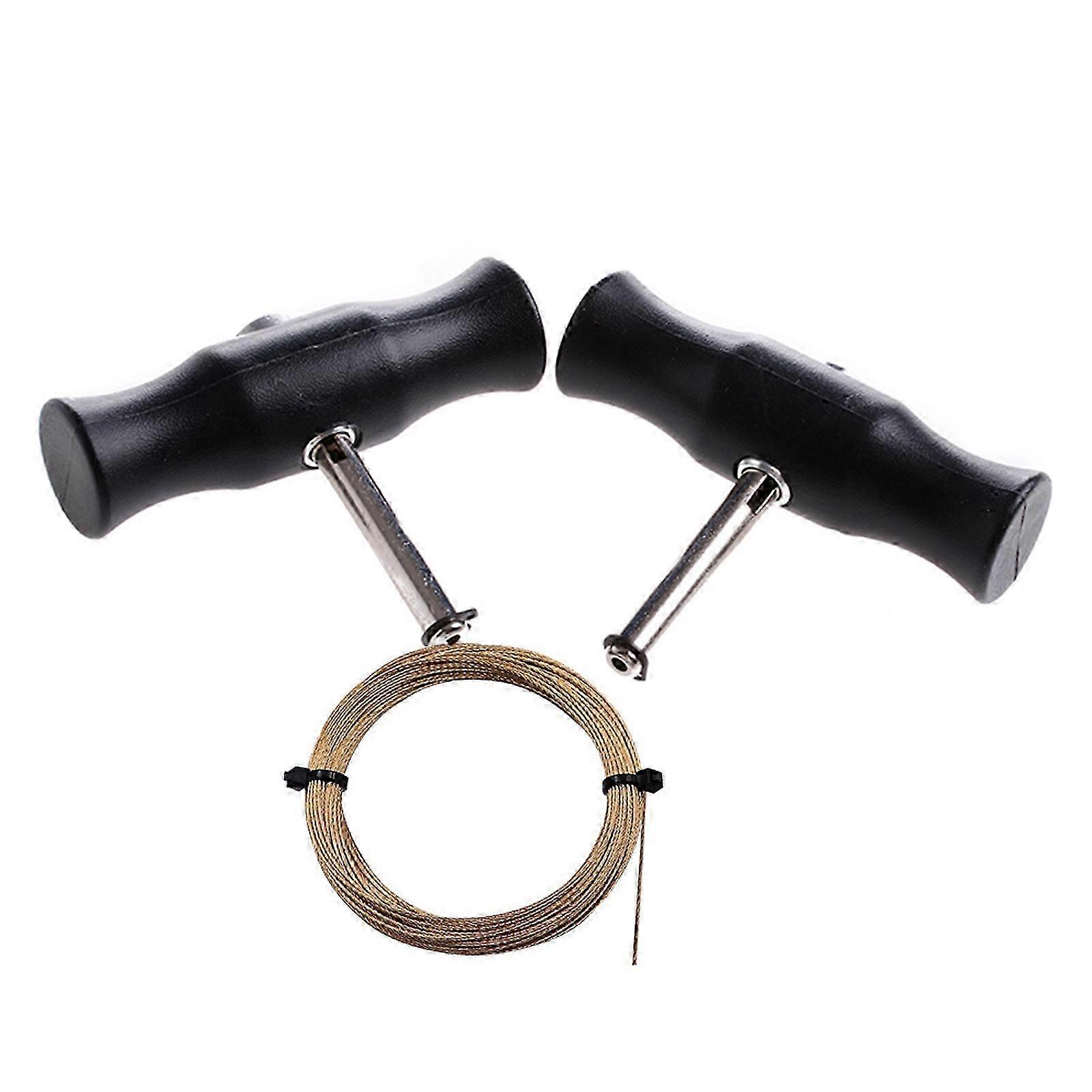 Car Windshield Removal Tool, Windscreen Window Glass Cutting Wire with Handles Kit