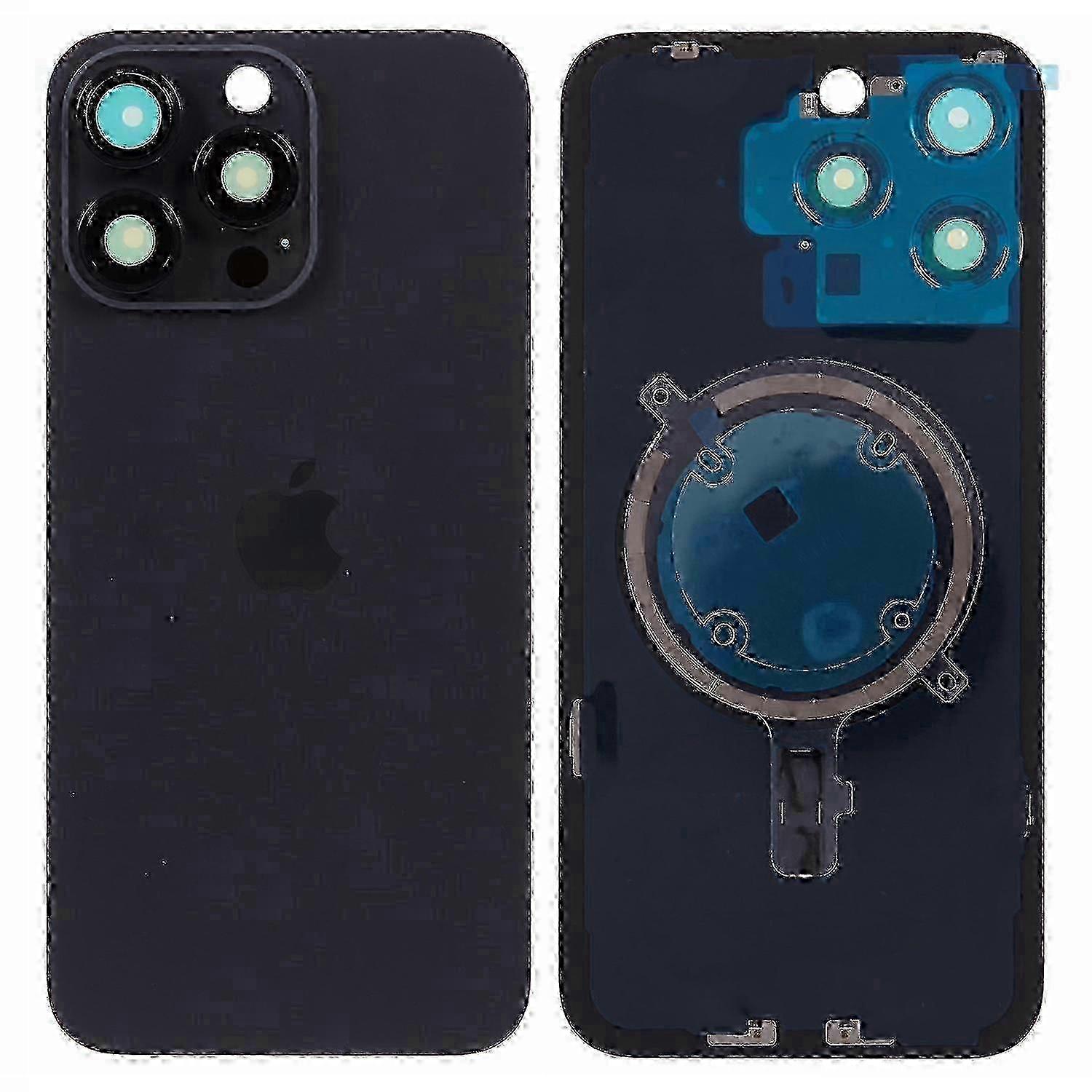 For Iphone 15 Pro Max Battery Housing With Bracket+camera Lens Cover Replacement Part b Db