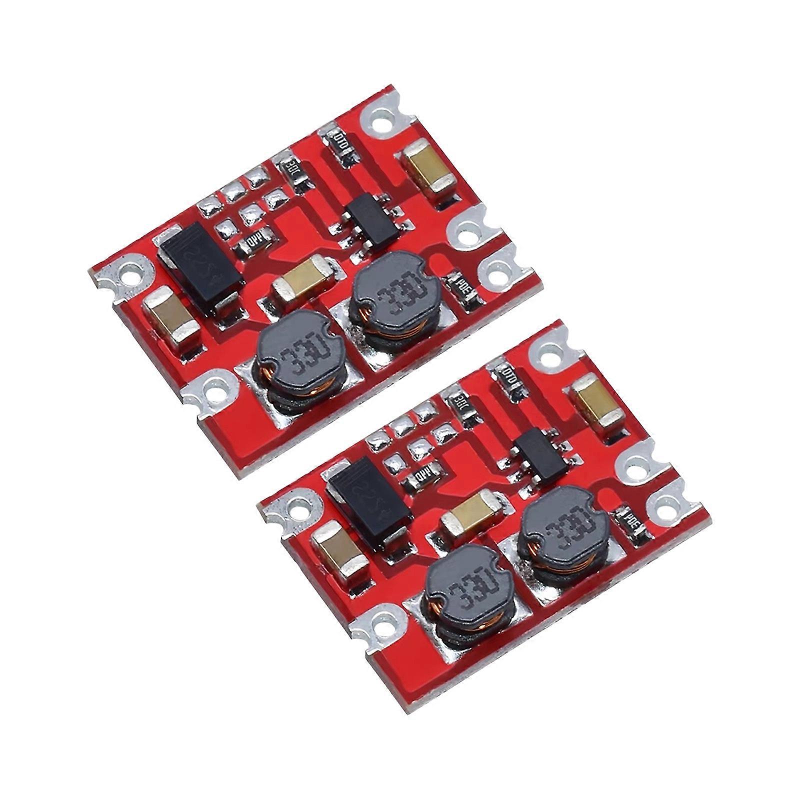 Miniature Power Module 3.3V/5V Stable Output Automatic Boost Bucking Converters Module 3-15V Input For Embedde Systems Multicolor