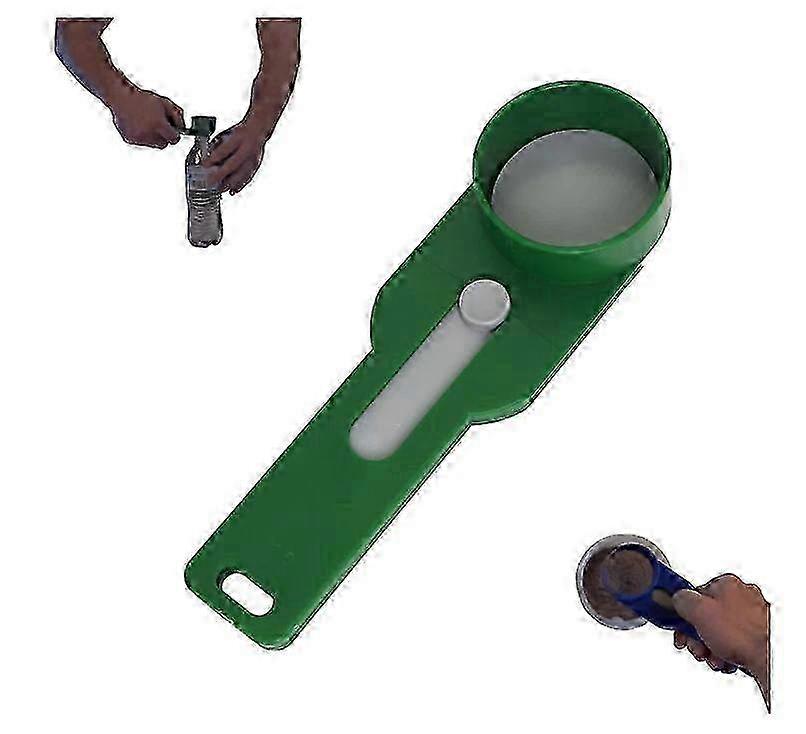 Multi-Purpose Mess-Free Scoop with Built-in Funnel for Powders