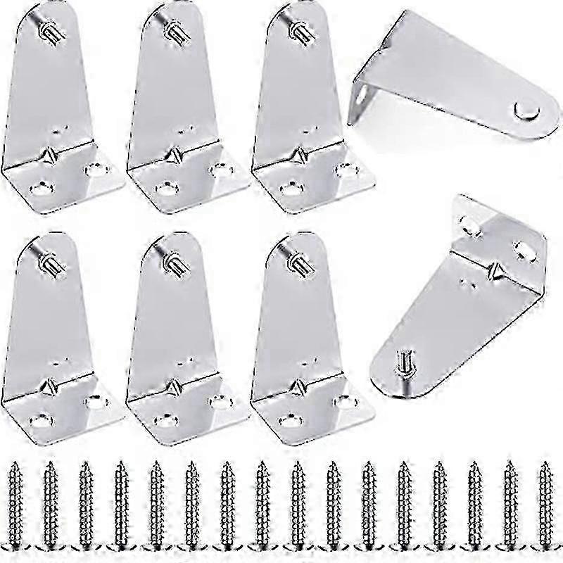 Horizontal Blinds Hold Down Brackets Set of 8 Metal With Screws