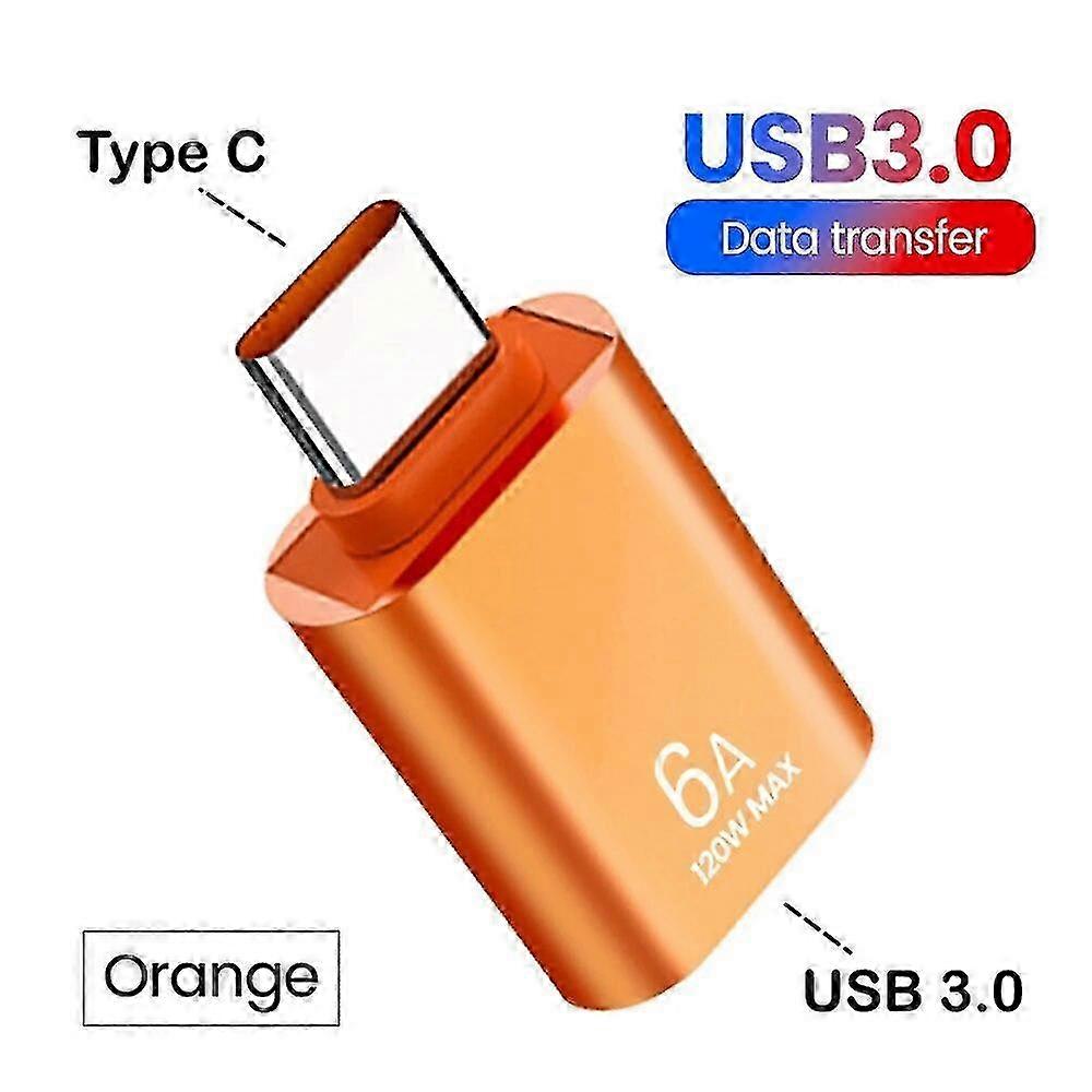 6A USB OTG to Type C Data Transfer Adapter USB C Female to USB Male Fast Charging Adapter for Laptop Macbook Samsung Xiaomi~26262