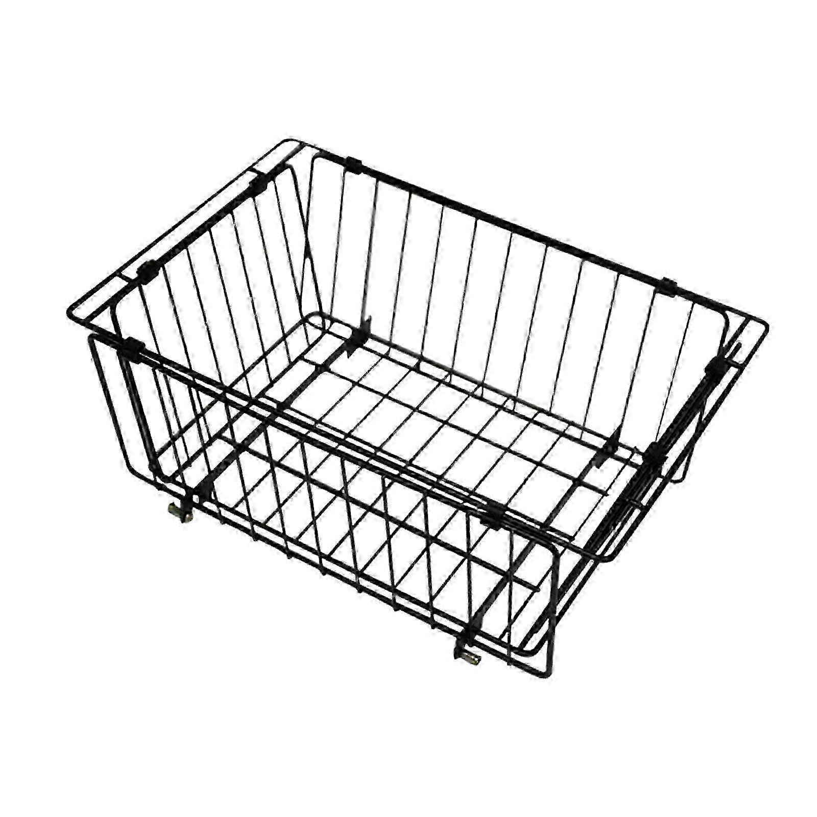 Wire Folding Basket Practical Iron Lightweight Large Capacity Sturdy Folding Storage Basket Picnic Basket for Outside Camping