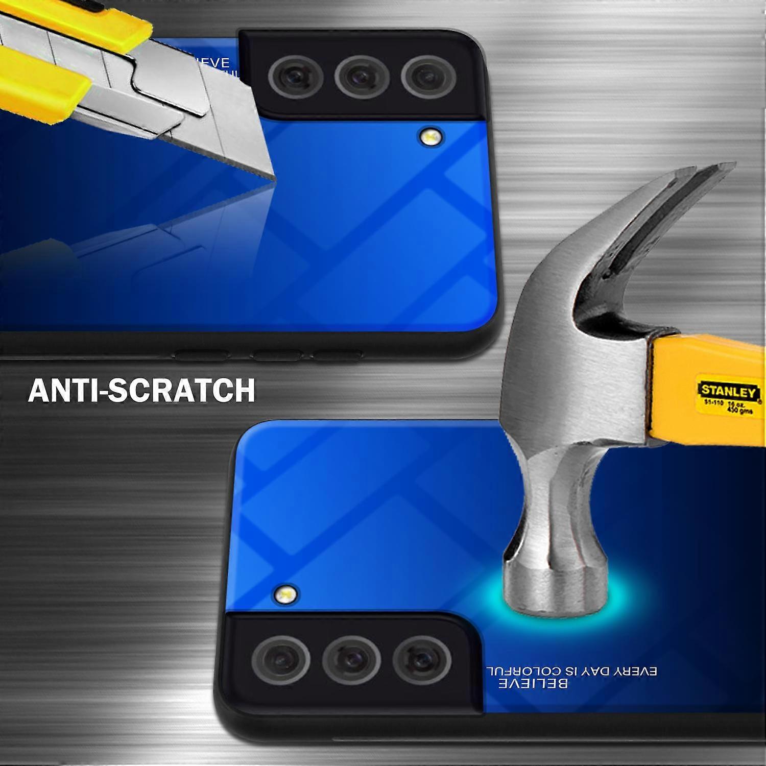 Θήκη Samsung Galaxy S22 TPU - Πίσω κάλυμμα με προστατευτικό γυαλί - Δίχρωμο