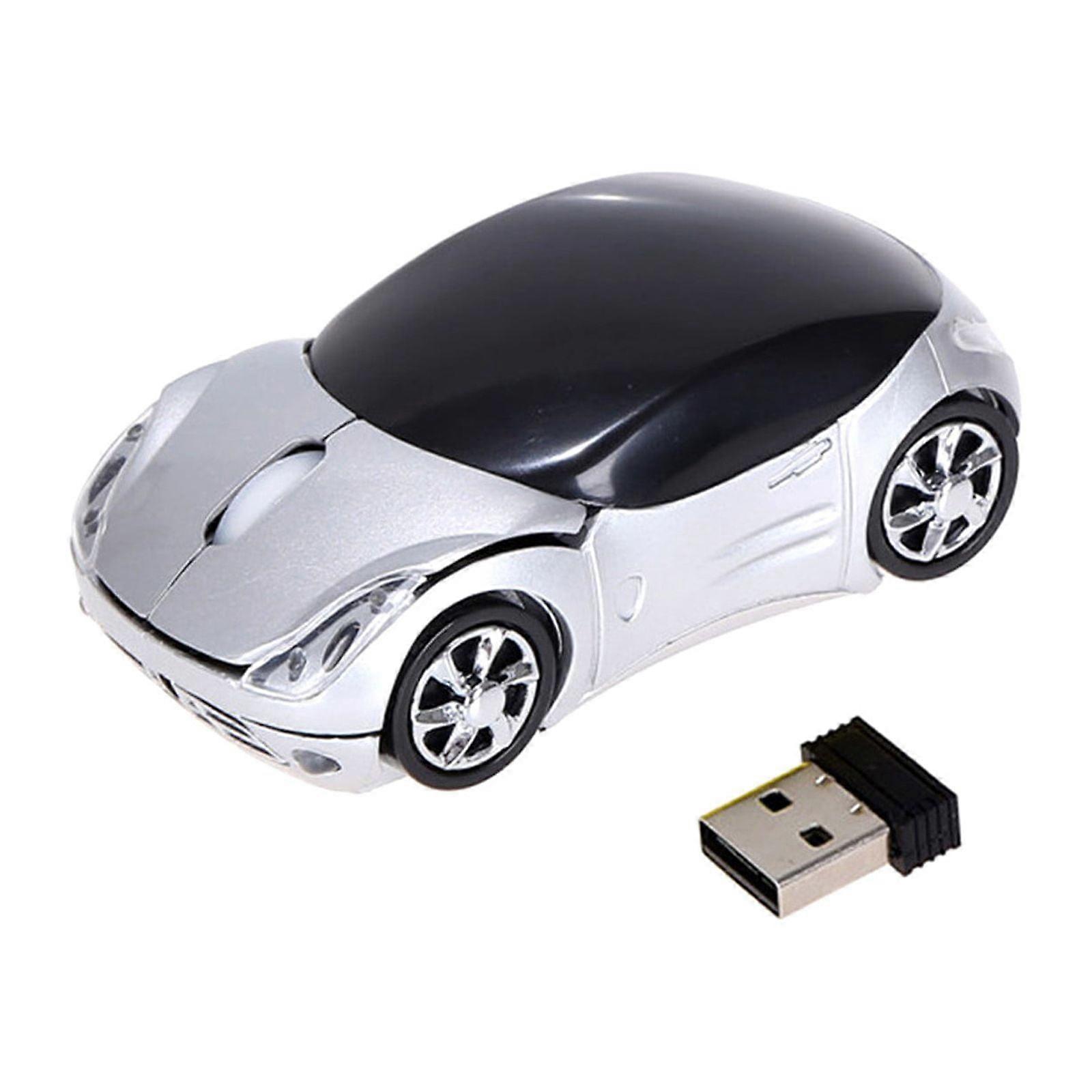 Christmas Savings Clearance! FELTREE 2.4GHz 1200DPI Car-Shape Wireless Optical Mouse USB Scroll Mice for PC Tablet Laptop Computer