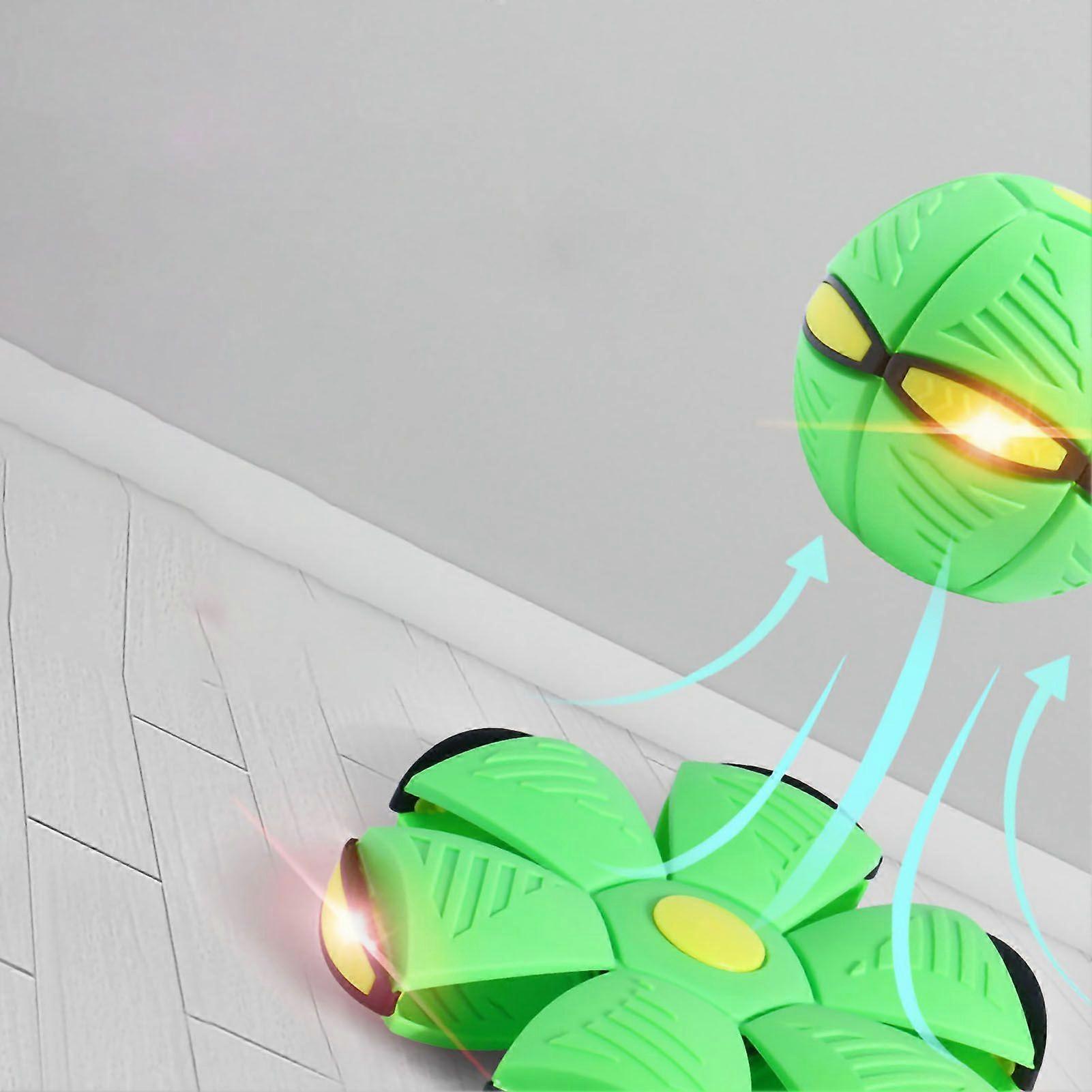 Flat Throw Ball Decompression Parent Child Interactive Throwing Flat Ball for Teenagers GreenSH