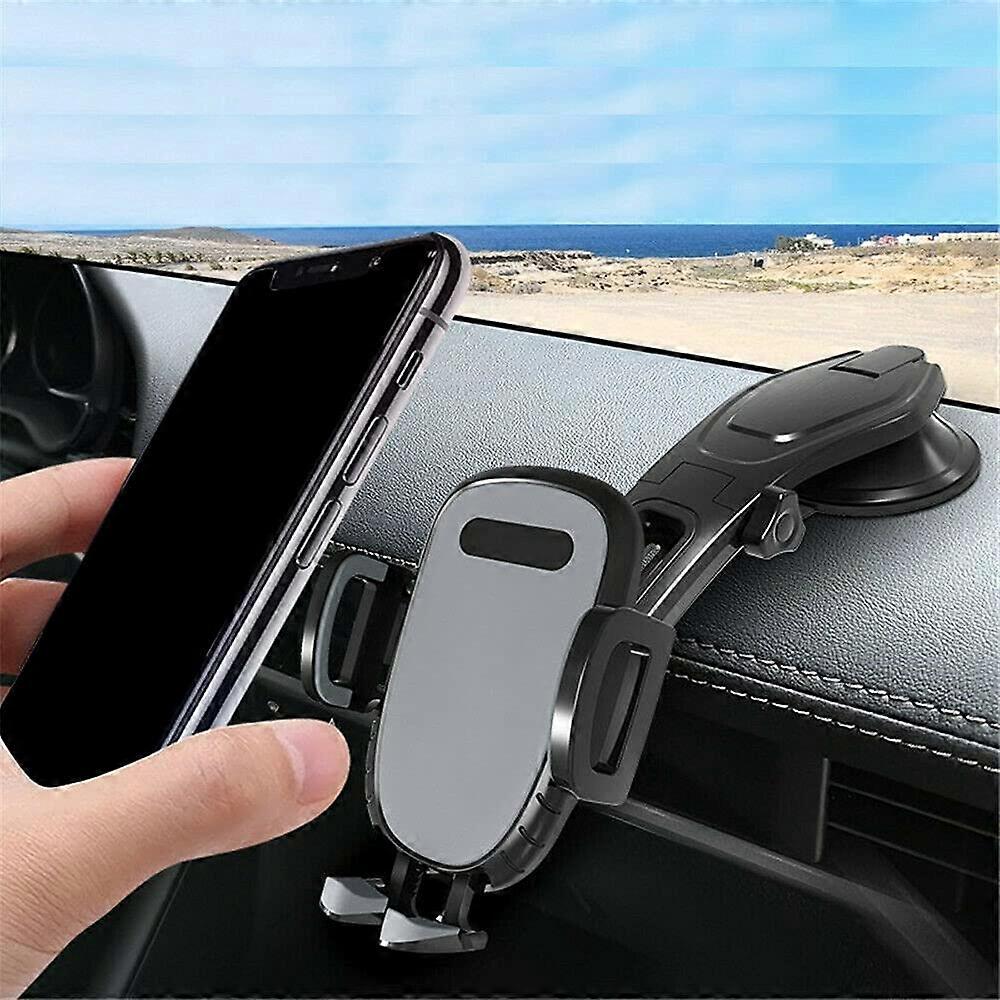 360 Degree Mount Holder Universal Car Phone Mount Compatible With GPS Windshield Dashboard Clamp