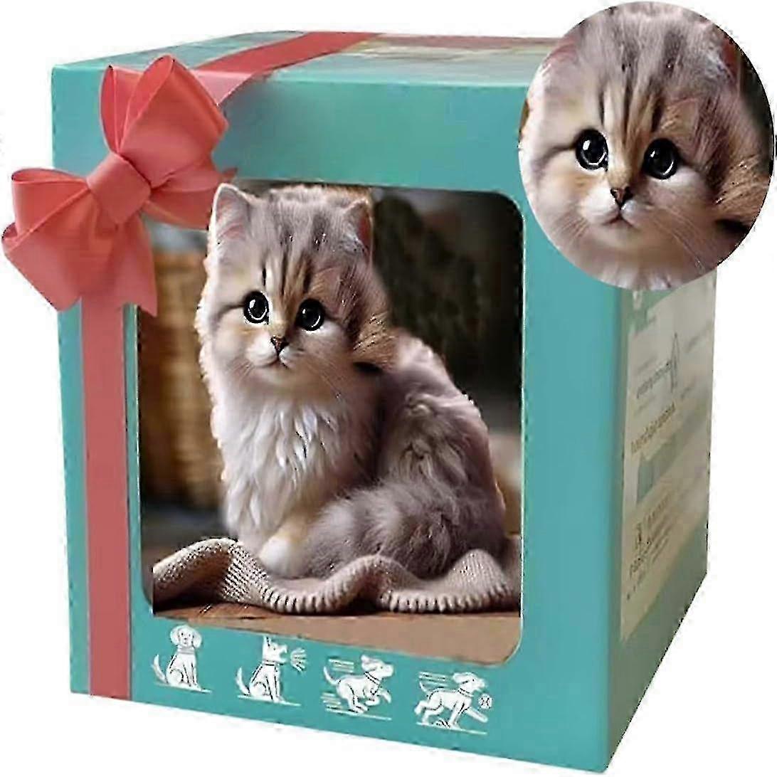 Robot Dog/Cat, My Realistic Robot Puppy  Interactive Robotic Pet Toy (Color: F)