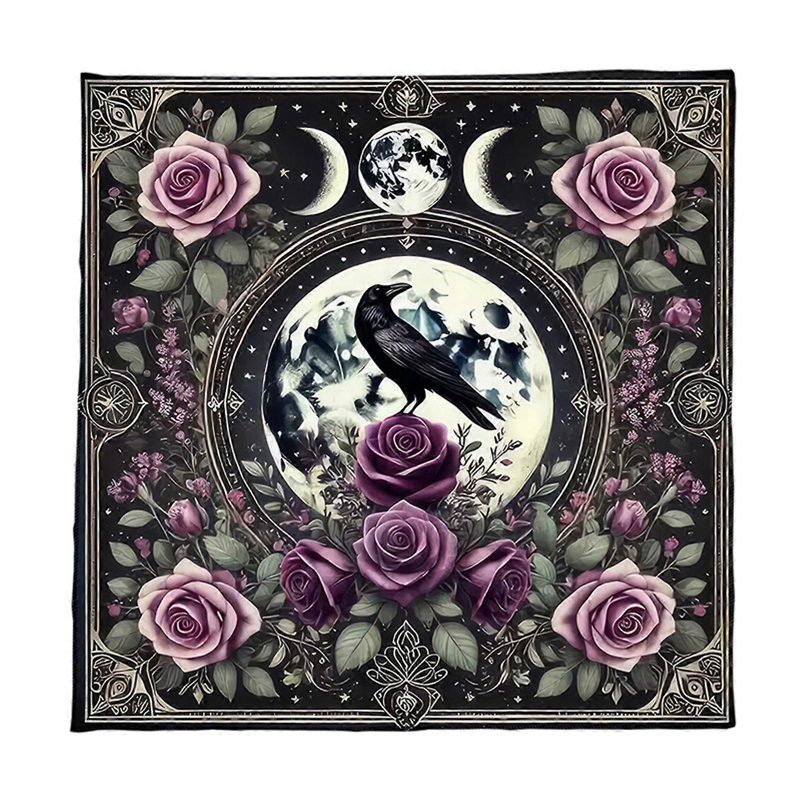 Square Witchcrafts Divination Mat Altars Tablecloth Board Game Card Pad for Tarots Reading Table Cloth Tarots Gaming Mat  75x75cm