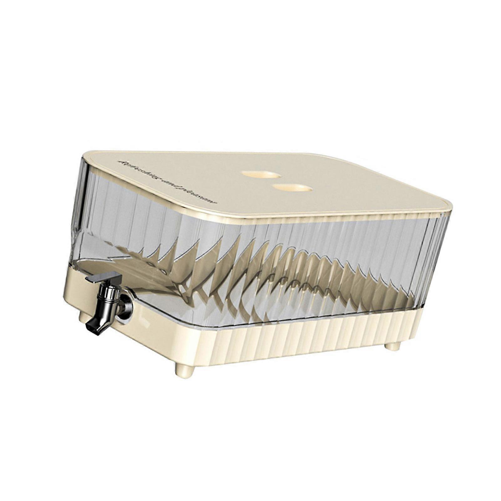 Elegant 5.3L Cold Water Container Iced Beverage Dispenser with Faucet Large Drink Bucket for Parties and Everyday Use Multicolor