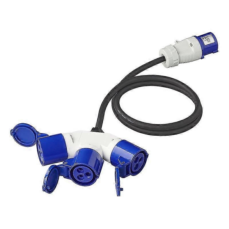 CEE 3-Way Splitter 16A 150cm 3x2.5mm² HwyS