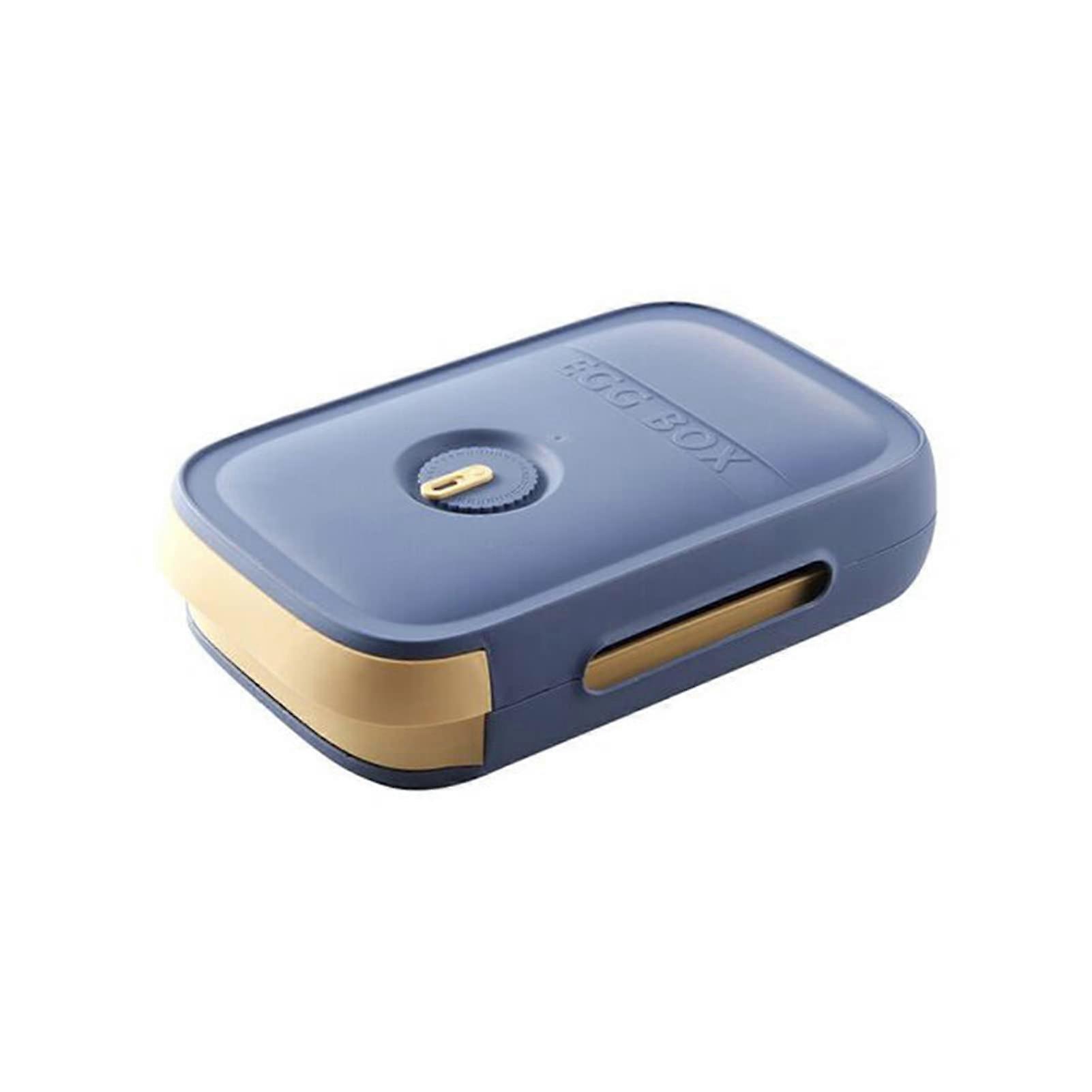 Egg Holder Egg Storage Box With Drawer Design Large Capacity PP Material Blue