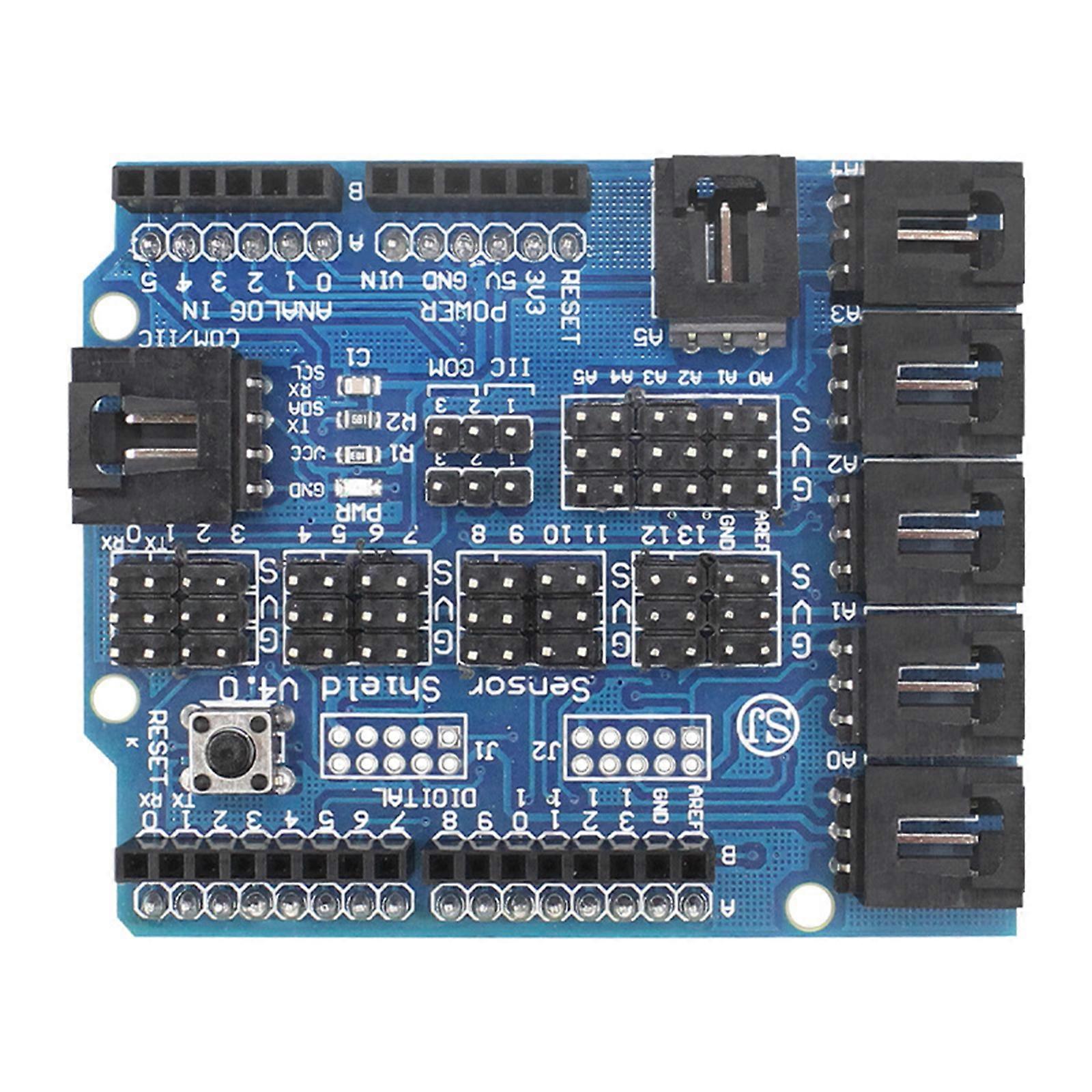 Multifunctional Expansion Board Sensors Shield V4.0 Module Development Board Digital Analog Expansion Board Accessories Multicolor