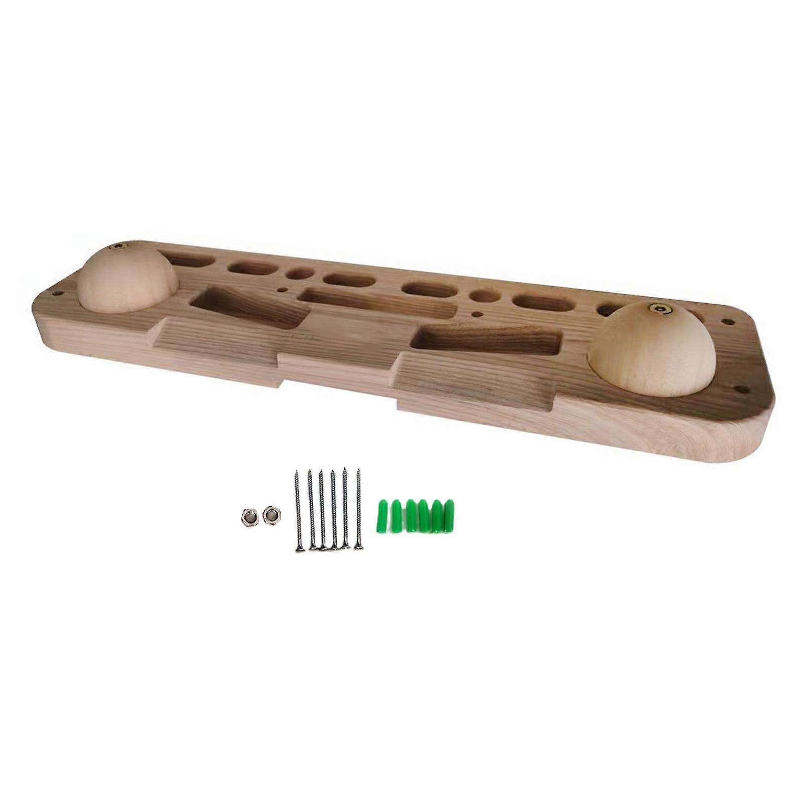 Pull Up Training Finger Grip Climbing Fingerboard Rock Climbing & Bouldering Training Board Climbing Hangs Board Enduring Multicolor