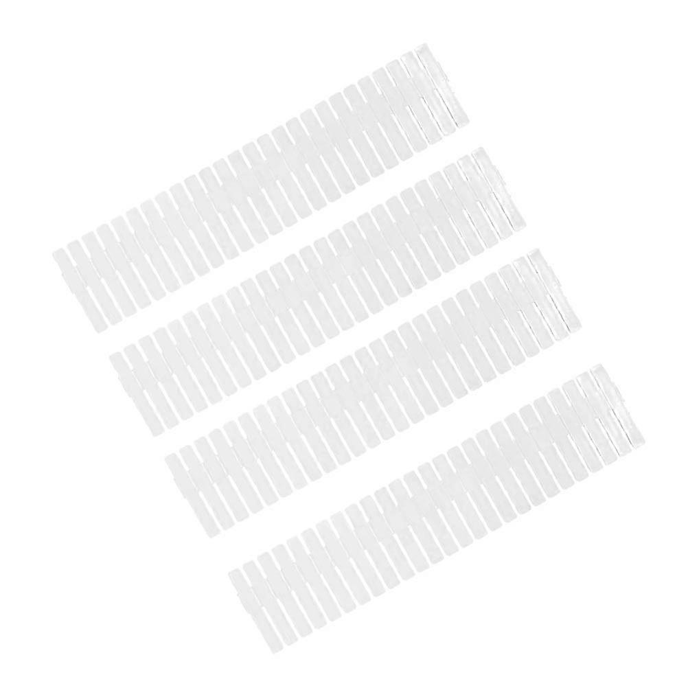 12PCS Drawer Divider Free Combination Drawer Clapboard Creative Drawer Organizer Deviders Household Items Classfication Deviders for Dresser White