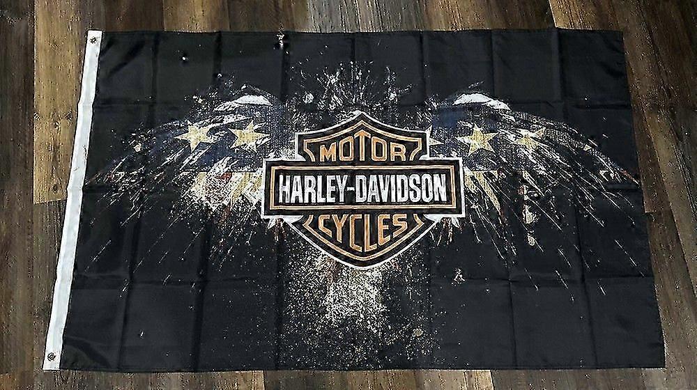 Drapeau Harley Davidson noir, modèle A-1048