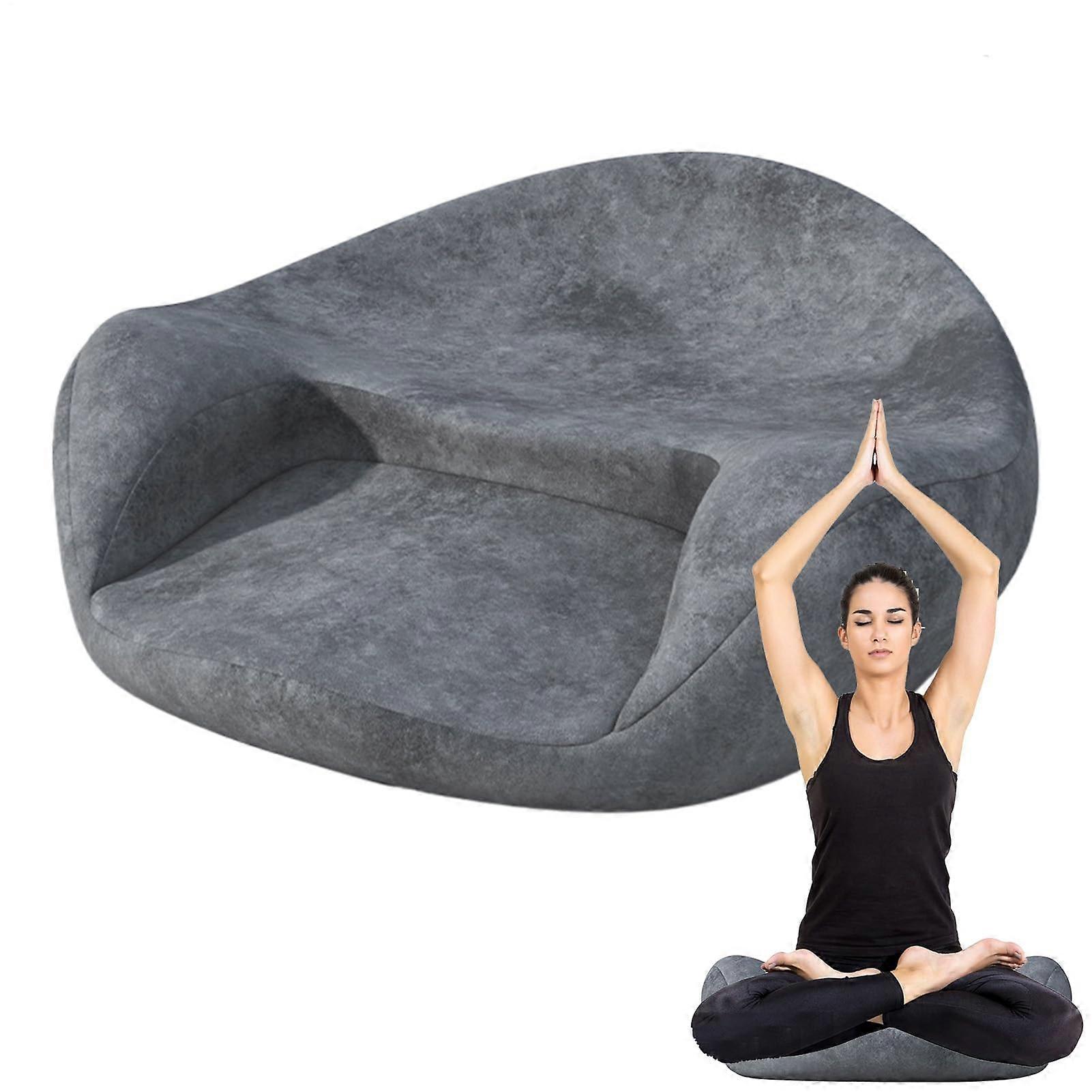 Yoga Cushions For Sitting On The Floor Memory Foam Pillow Portable Floor Cushion For Yoga Reading Adults And Children