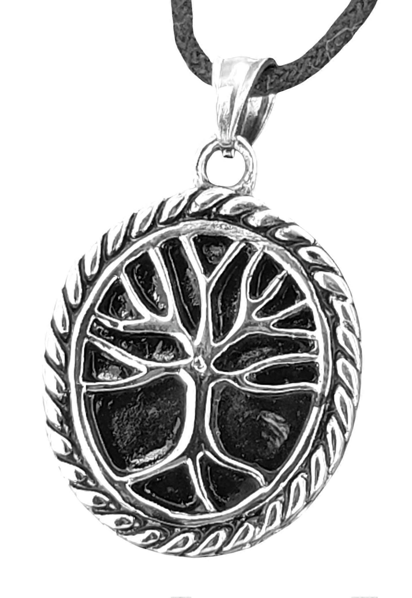 Anhänger 41b Lebensbaum - Edelstahl