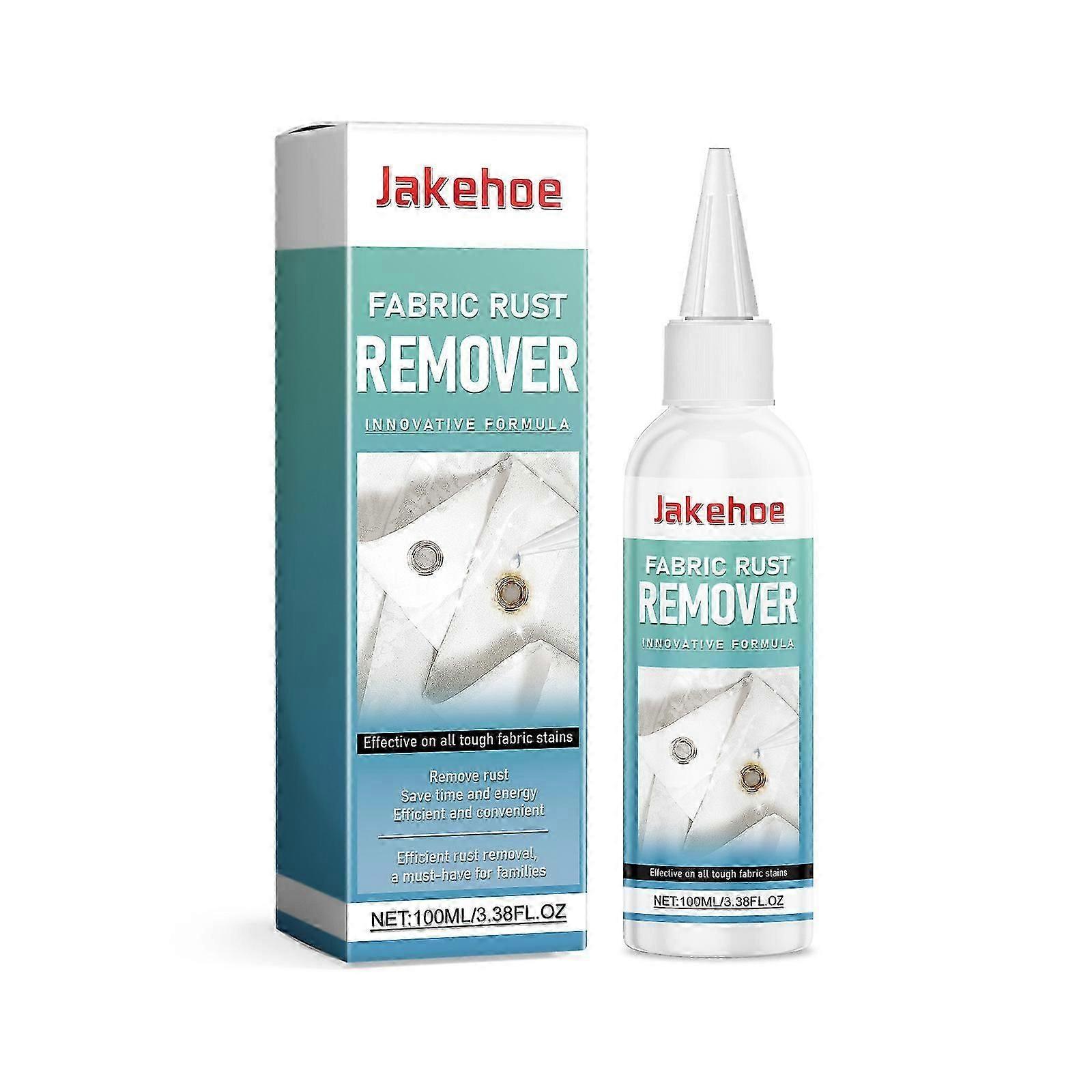 Powerful Fabric Rust & Stain Remover - Gentle, Easy-to-Use 100ml Solution for Rust, Water, Soil & Metal Stains - Safe for All Fabrics, Quick & Effecti