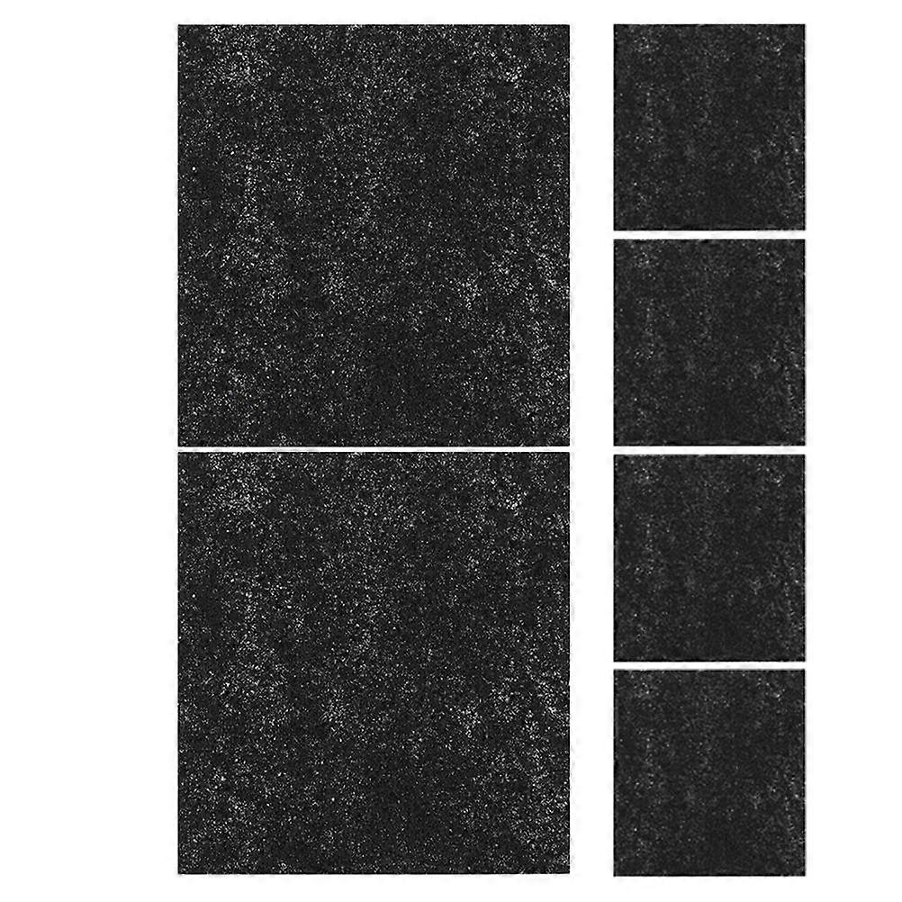 6PCS Cat Litter Box Odor Removers Charcoal Cat Litter Box Freshness Filters Activated Carbon Cat Litter Box Replacement Filters for Odor Control