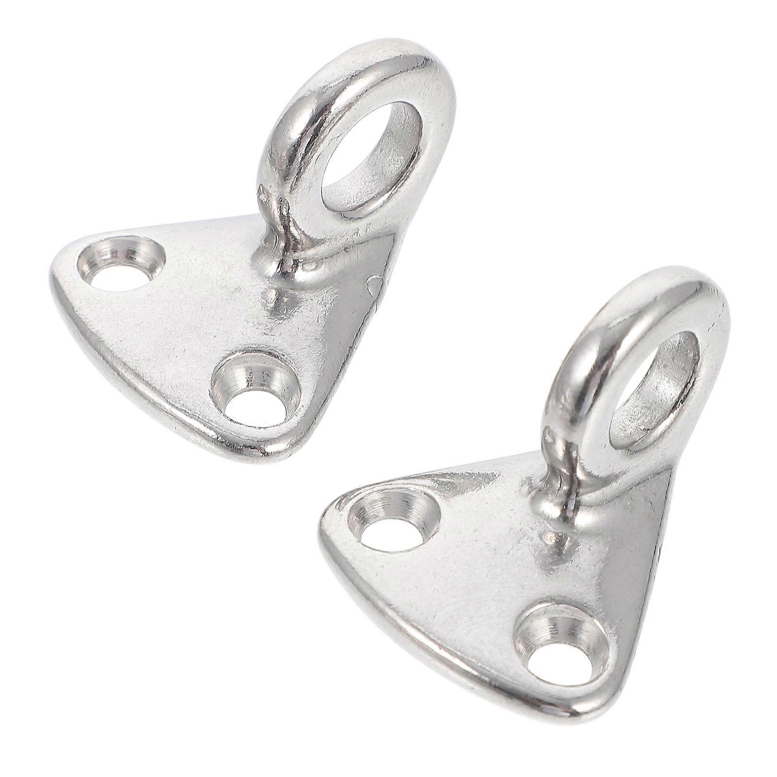 Mudguard Hooks Stainless Steel Hooks Durable for Boats 6Pcs Silver