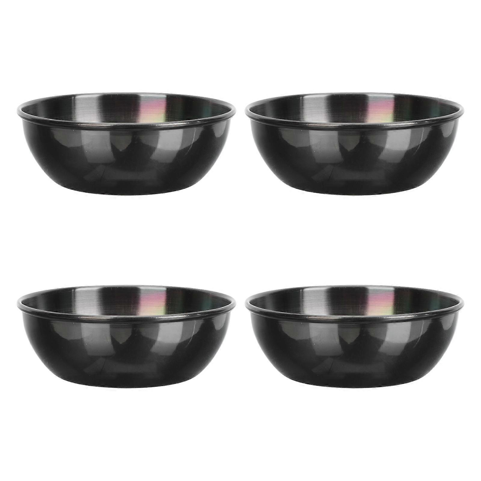 Stainless Steel Dishes Plates for Kitchen Use 16Pcs Set