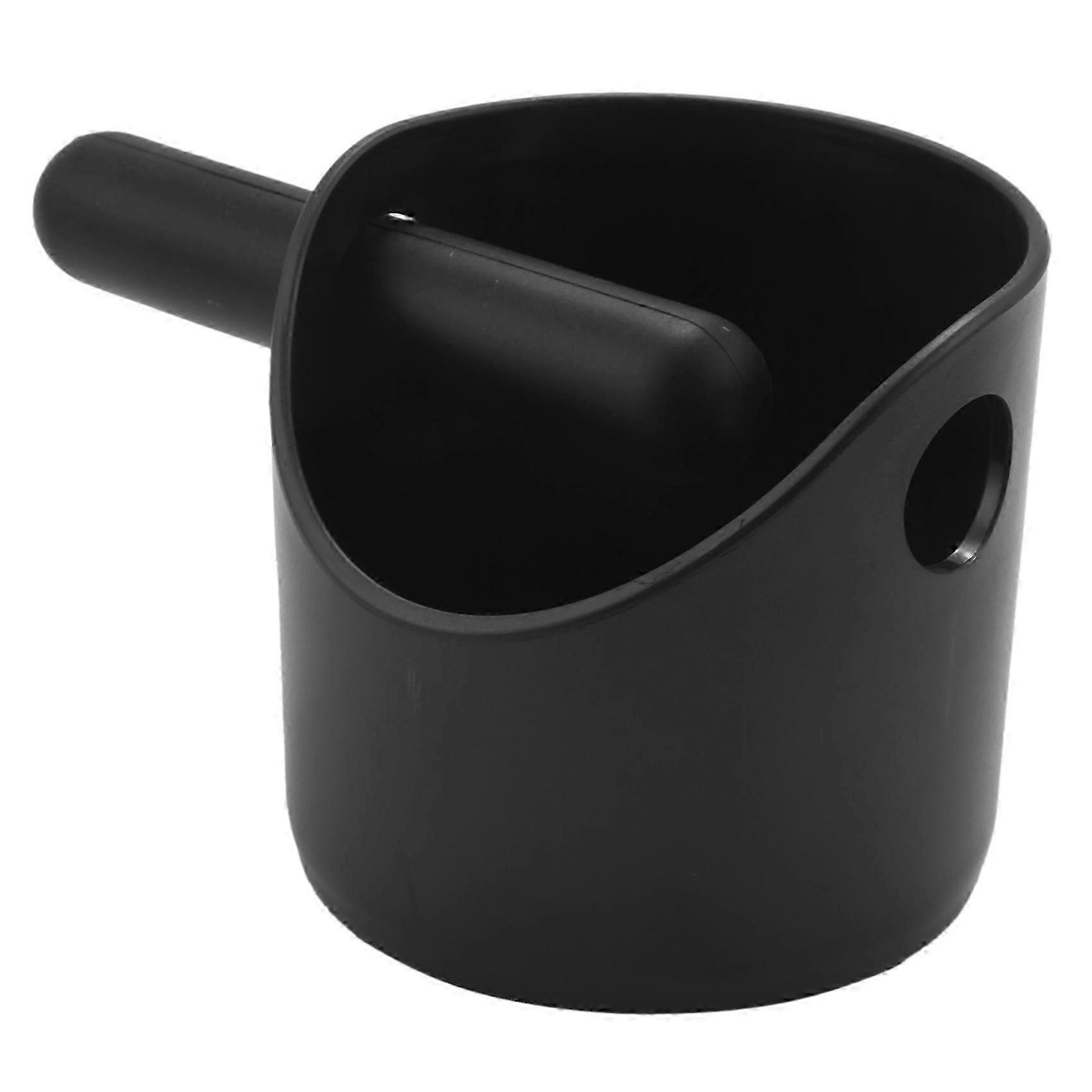 Coffee Grind Knock Box And Espresso Dump Bin (Black)