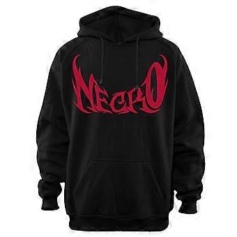 Necro _Metal Logo_ Pullover Hoodie 2026 Autumn and Winter High-end Luxury Is for Both Men and Women Top