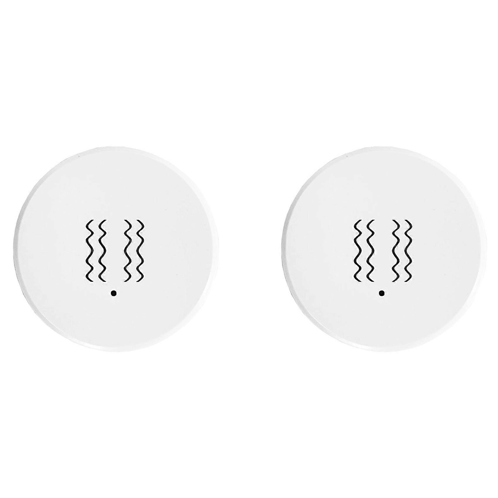 2X Tuya Zigbee Smart Vibration Sensor Tilt Detector Home Security Protection Smart Life App Real-Time Monitor Alarm