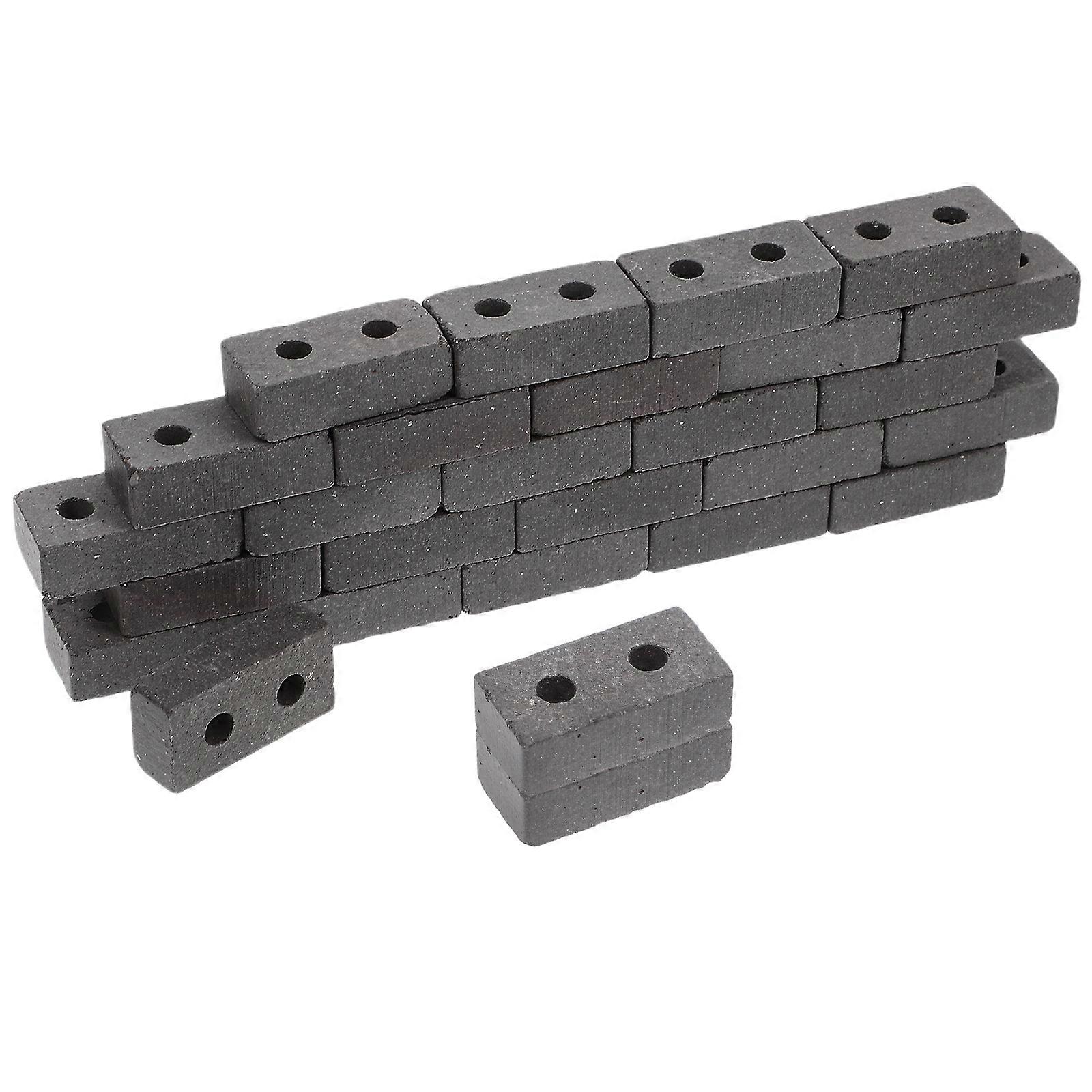 Mini Bricks Clay Blocks for Dollhouse Garden Accessories 40Pcs