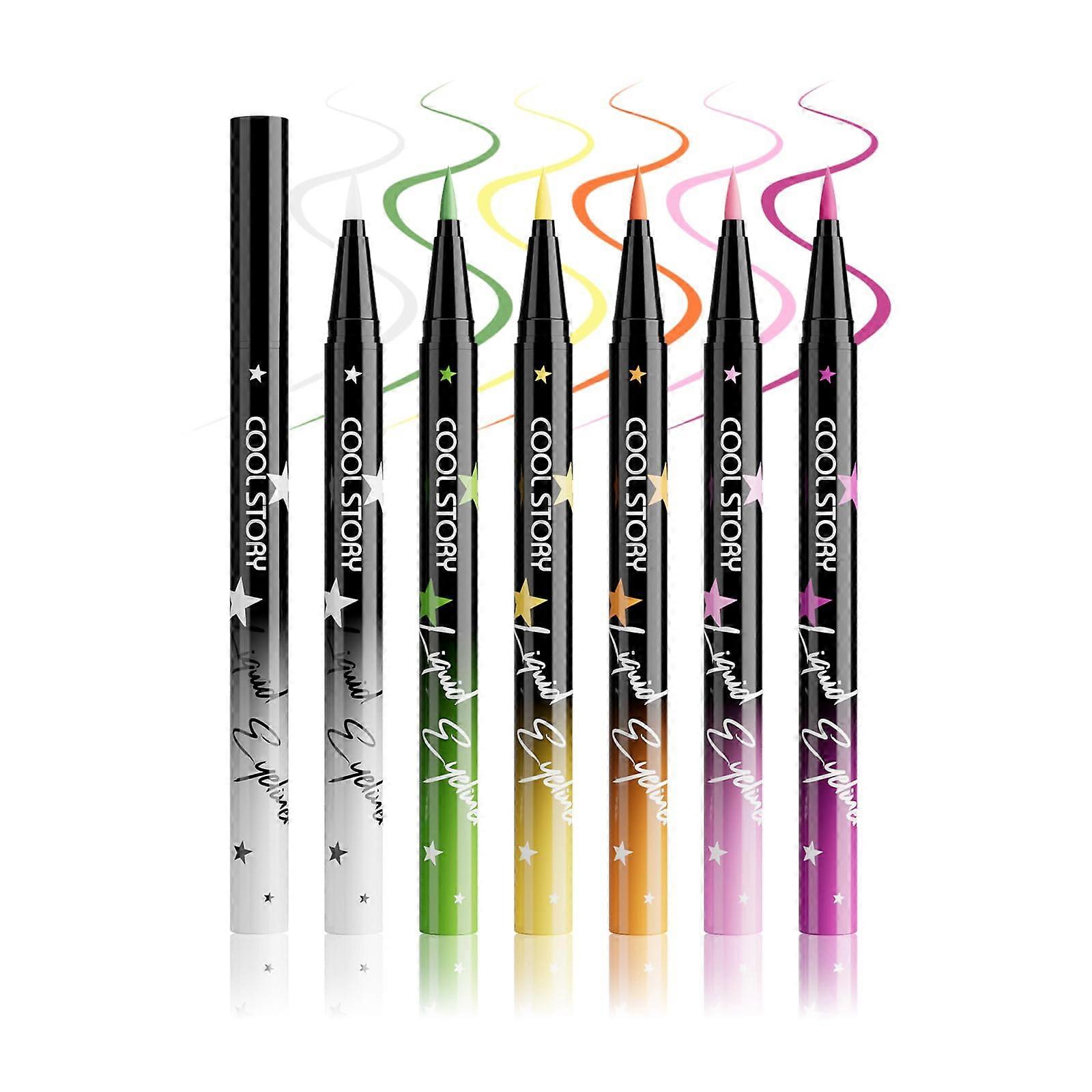 Waterproof Liquid Eyeliner Pen 24H Smudge Proof Long Lasting Precision Tip 0.6ml SETA