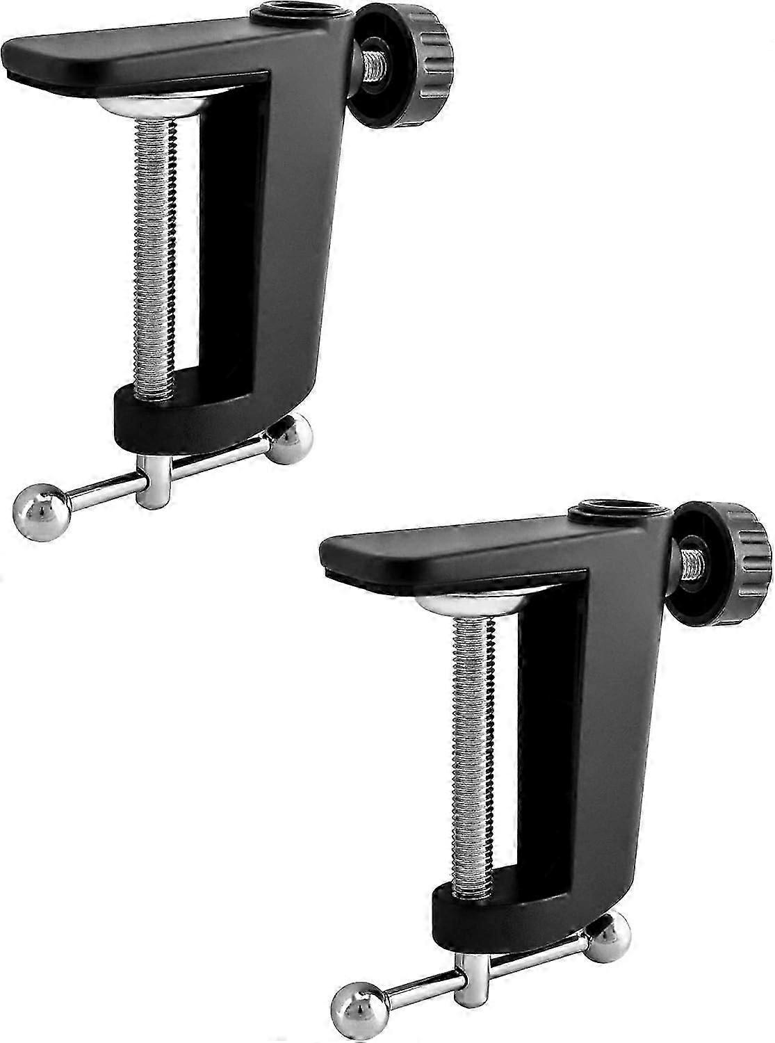 Desktop mounting clip, 2 C-arm brackets, suitable for microphone suspension device