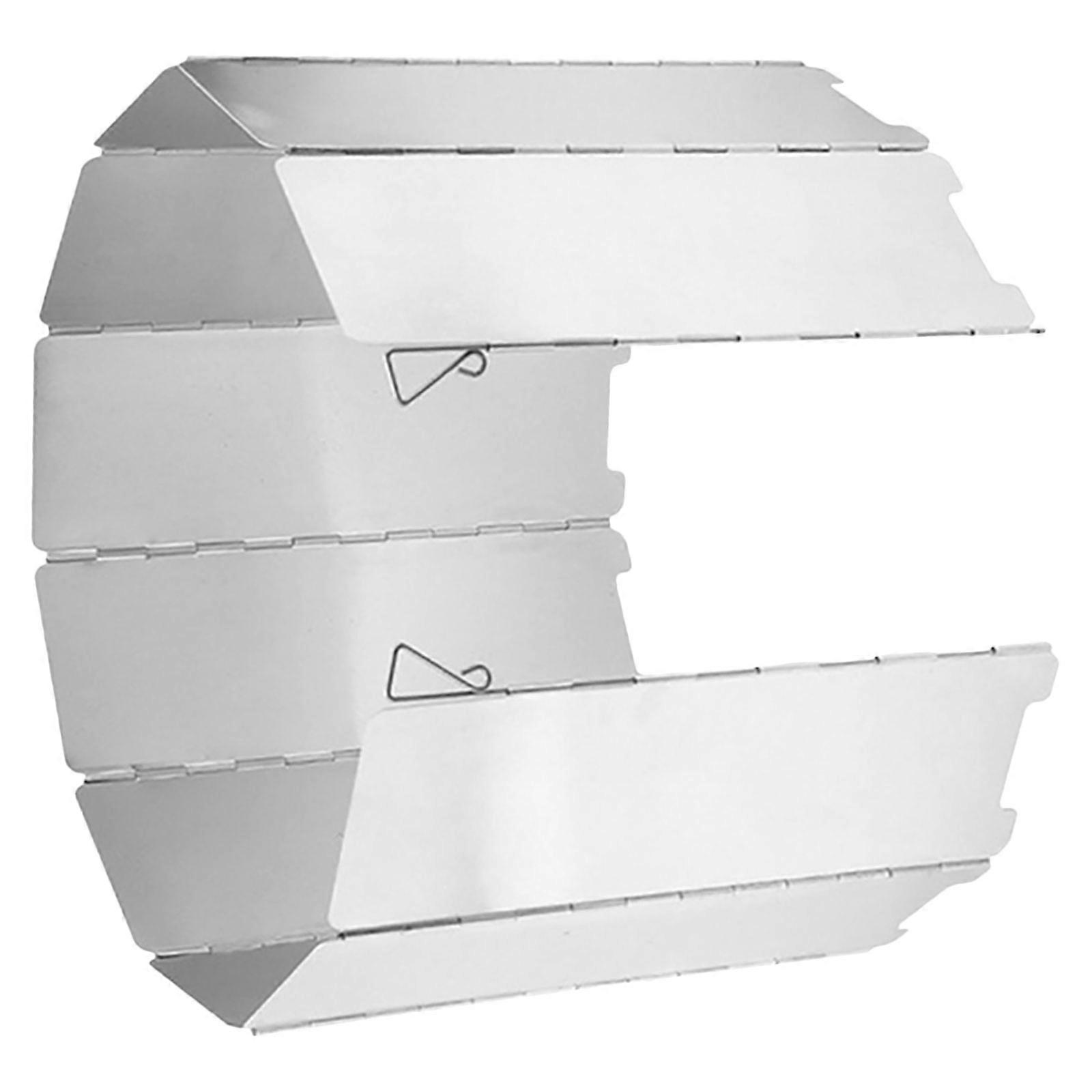 Stove Windshield Screens Camping Stove Windscreen for 2Sets Silver Outdoor