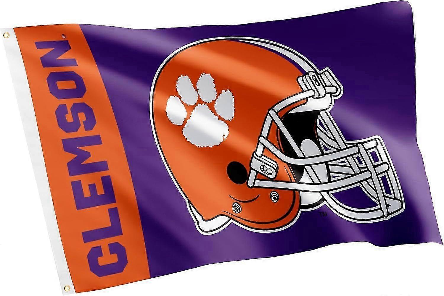 Clemson University Cu Flag - Tigers Uu 0149