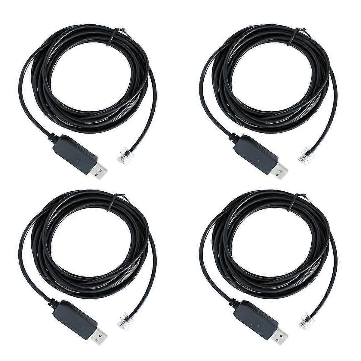 USB To Rj11 Rj12 6P4C Adapter Serial Control Cable EQMOD Cable,1.8M