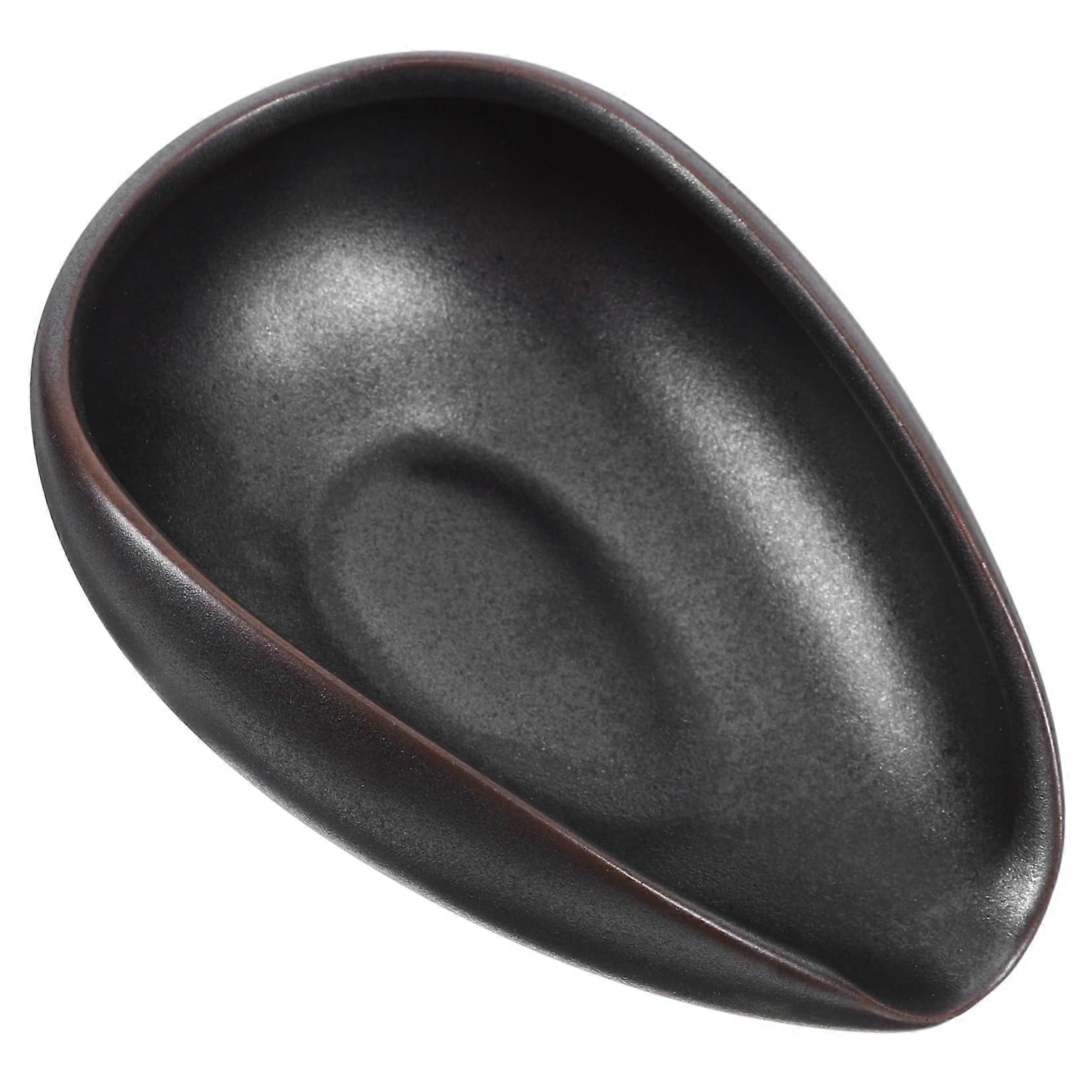 Ceramic Coffee Bean Tray with HeatResistant EasyClean Surface for Measuring and Sampling