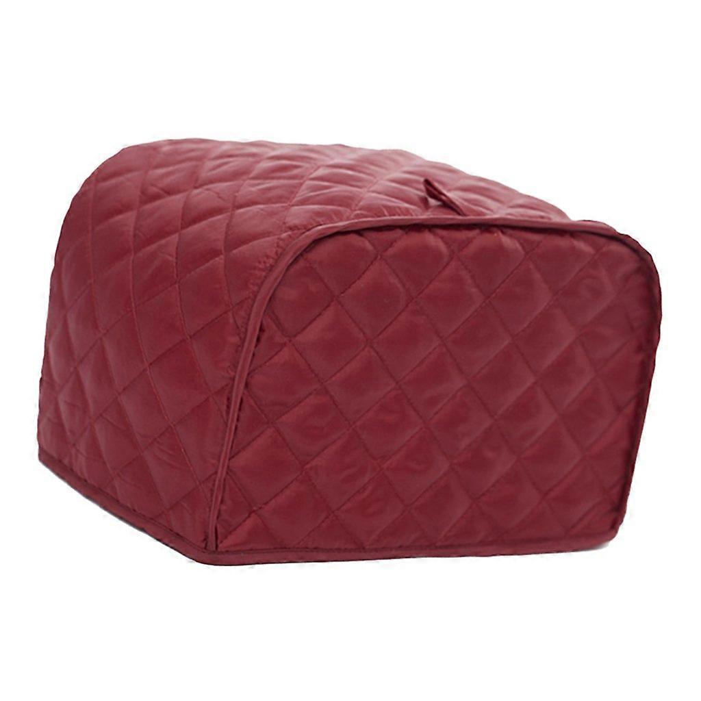 Toaster Dust Cover Polyester for 2 Slice Red Bakeware Protector Dust Protection Easy Clean