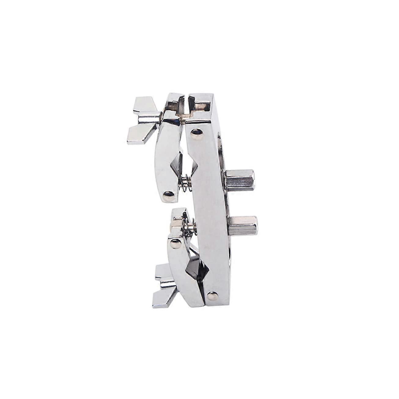 Adjustable Drum Clamp with Secure Locking Connectors, Durable Percussion Mount for Multi Accessories