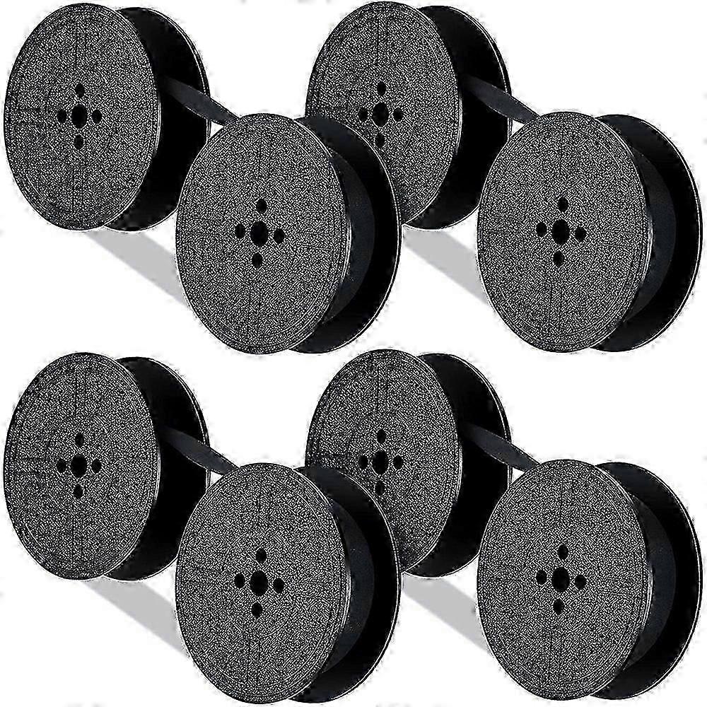 4 Pack Typewriter Ribbon Spool Ink Replacement for Typewriter - Black Ink Spool