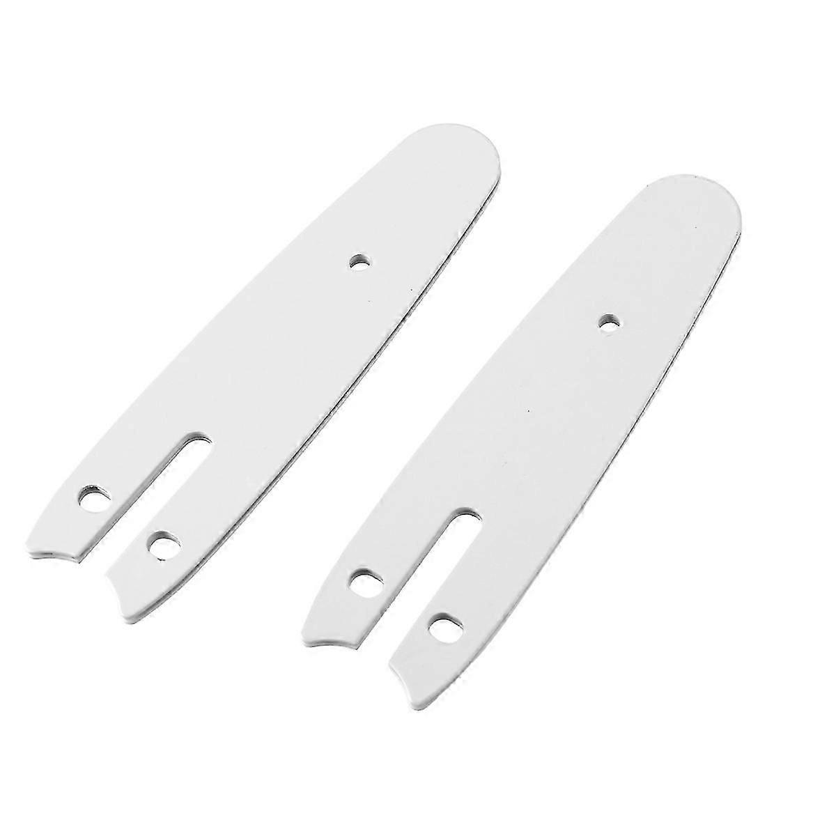 2 Peças 4 polegadas Mini Motosserra Guia Placa Substituição Guia Bar para 4 Polegadas Motosserra Elétrica Peças A