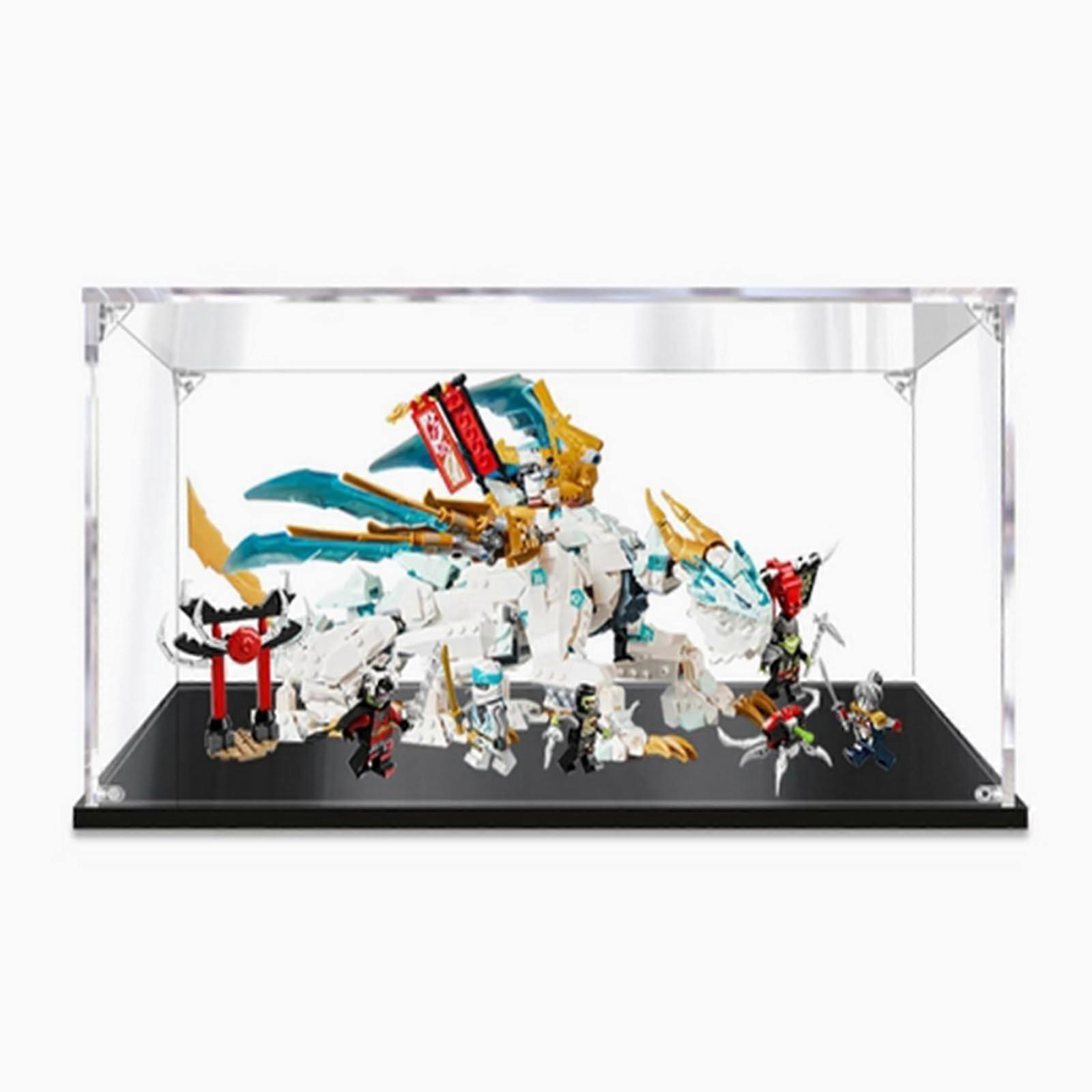 Acrylic Display Case for  71786 Dragon Model, Clear Dustproof GiftReady Protective Storage Box (2MM)