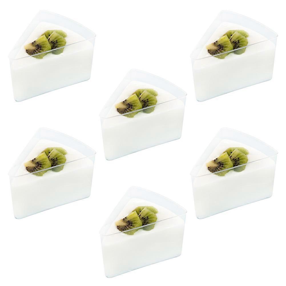 Triangle Mousse Cups Set Yogurt Cups 30Pcs