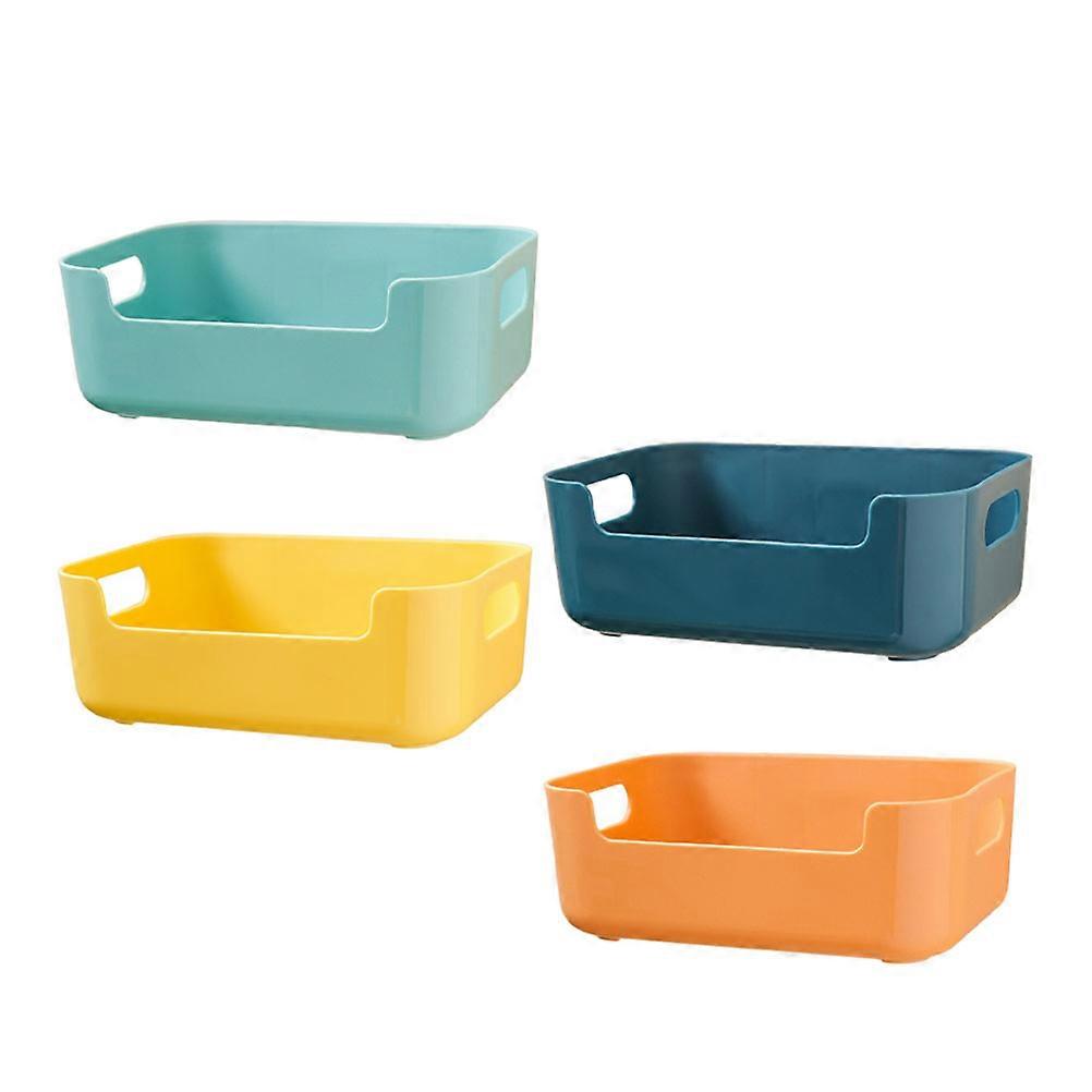 Wall Storage Cases for Organizing 4Pcs Macaron Storage Boxes with Color