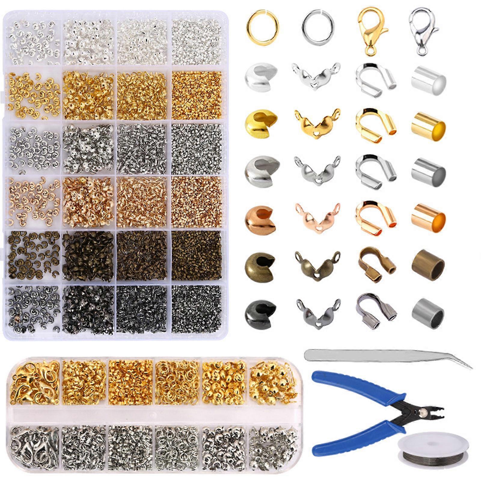 Professional Grade Spacer Bead Kit With Double Grid Sizes Bracelet Alignment Beads Positioning Beads For Craft Projects Multicolor