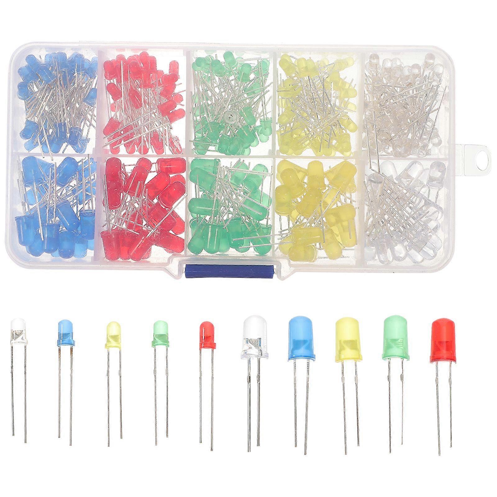 1 Set LED Diode Assorted Emitting Single LED Light Small LED Light For Craft