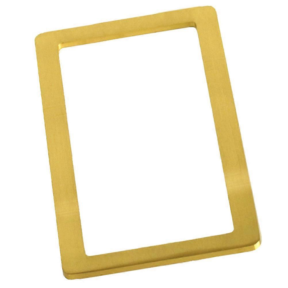 Copper Paperweight Rectangular Frame for Calligraphy Practice 3Pcs Golden Calligraphy Supplies