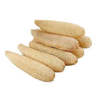 8 piezas de esponja de lufa natural para baño, cepillo de lufa para el cuidado de la piel, spa, ducha, baño, limpieza de cocina, 35-40cm-csx1